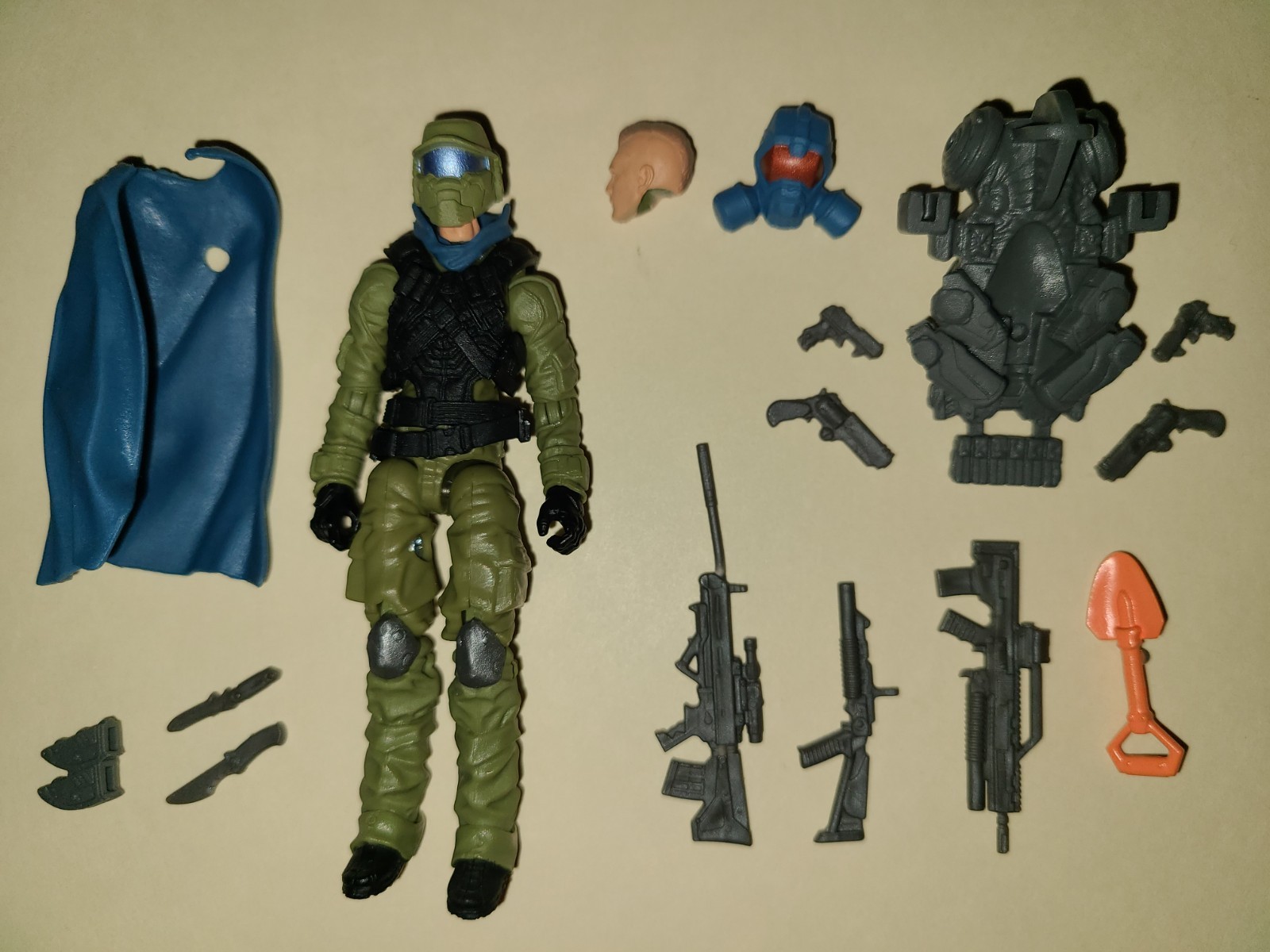 2012 GI Joe Retaliation GI Joe Trooper 2A – Blue variant – 100% complete