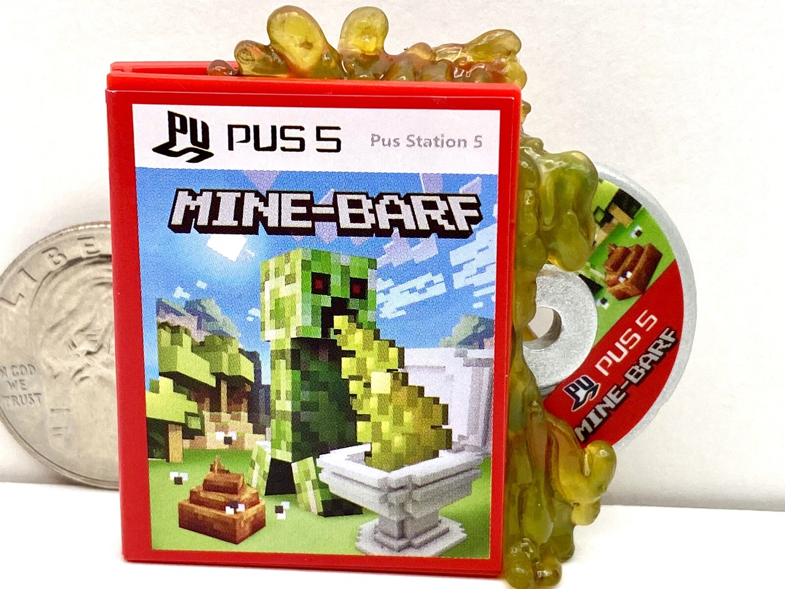 NEW Pus 5 Mine-barf Game Zuru Mega Gross Series 2