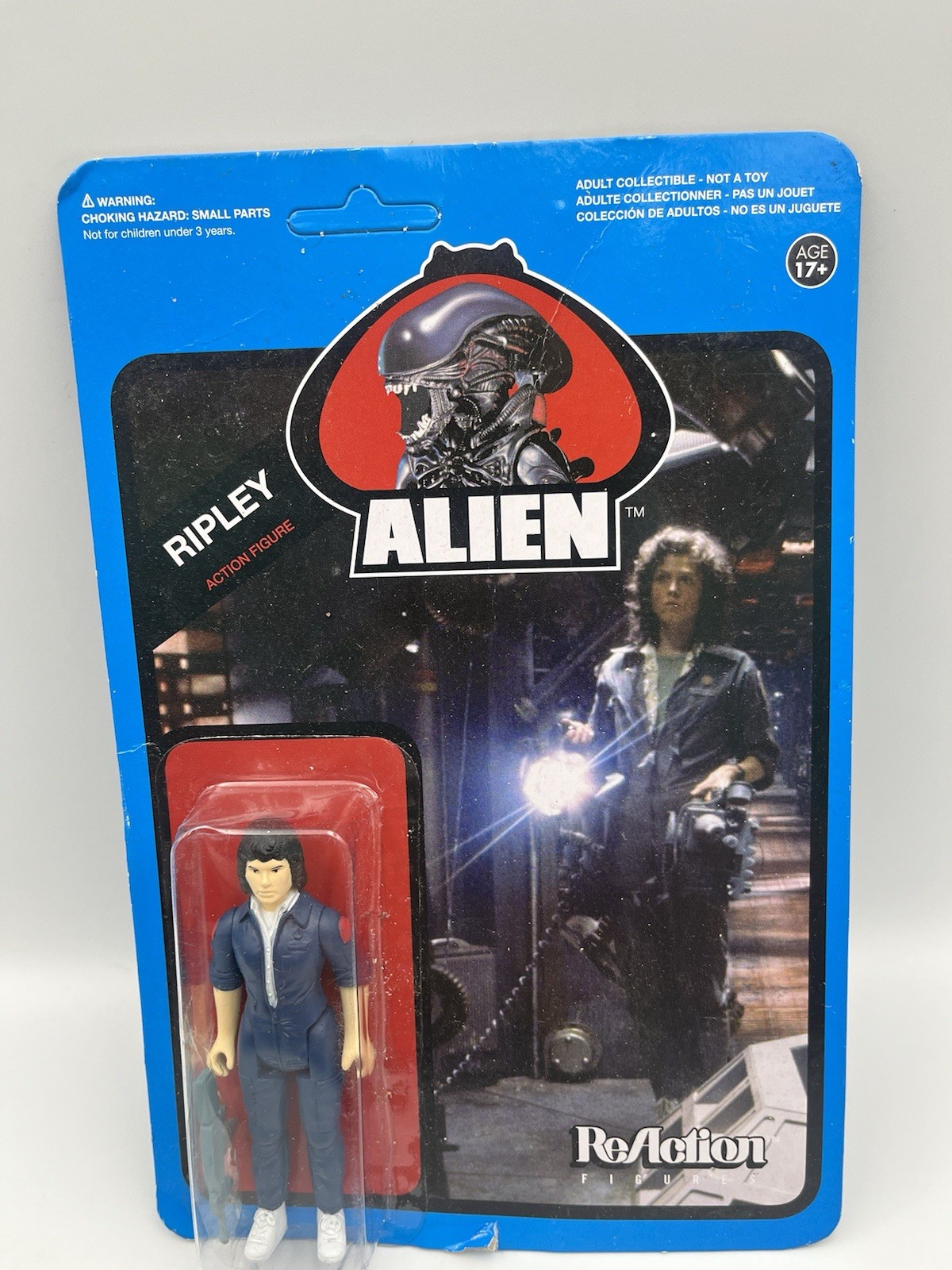 Alien RIPLEY Figure SEALED Super7 ReAction 2013 NYCC Exclusive Blue MOC NICE!!!