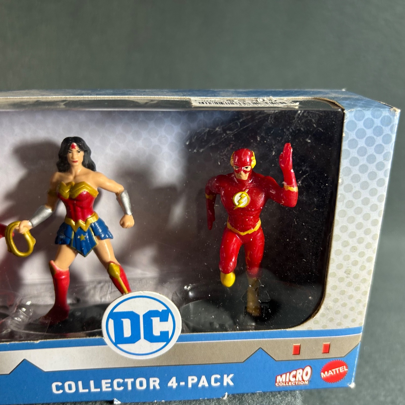 DC Micro Collection Justice League Mini Figure Set 4 Pack Cake Topper Mattel