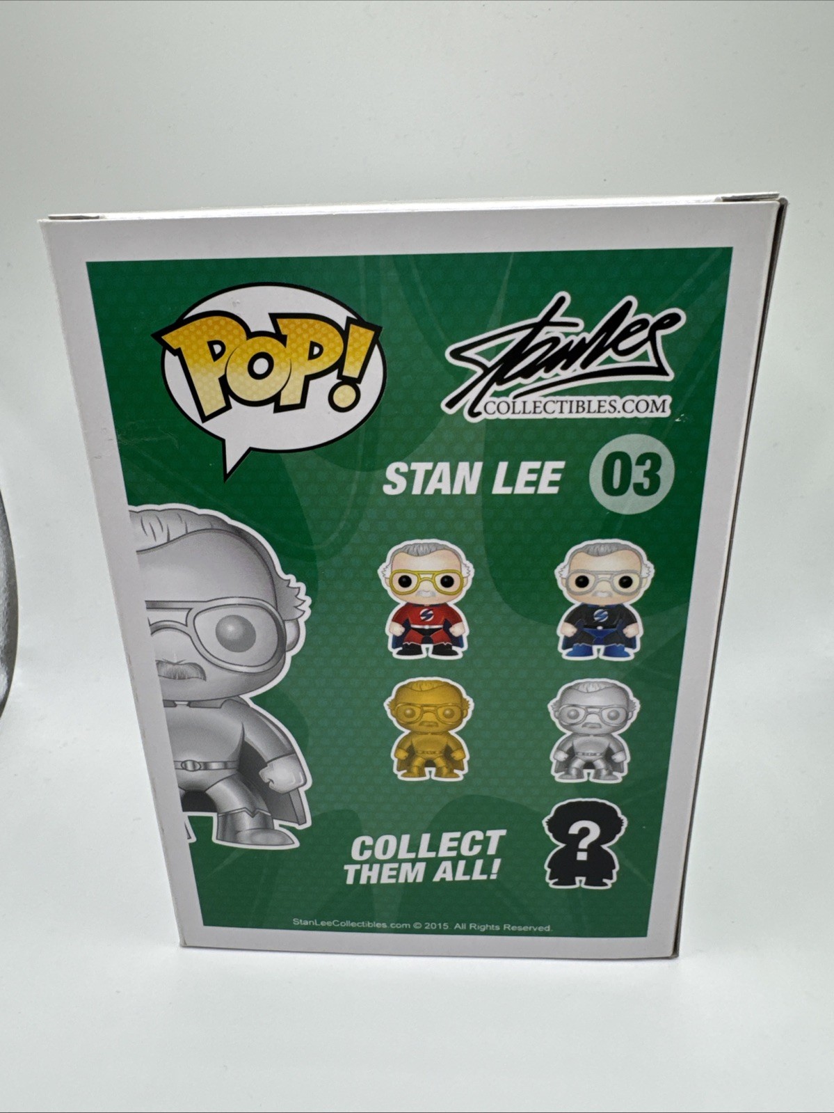 Funko Pop Stan Lee Platinum Signed Auto Excelsior Authentic Free Ship+Hard Stack