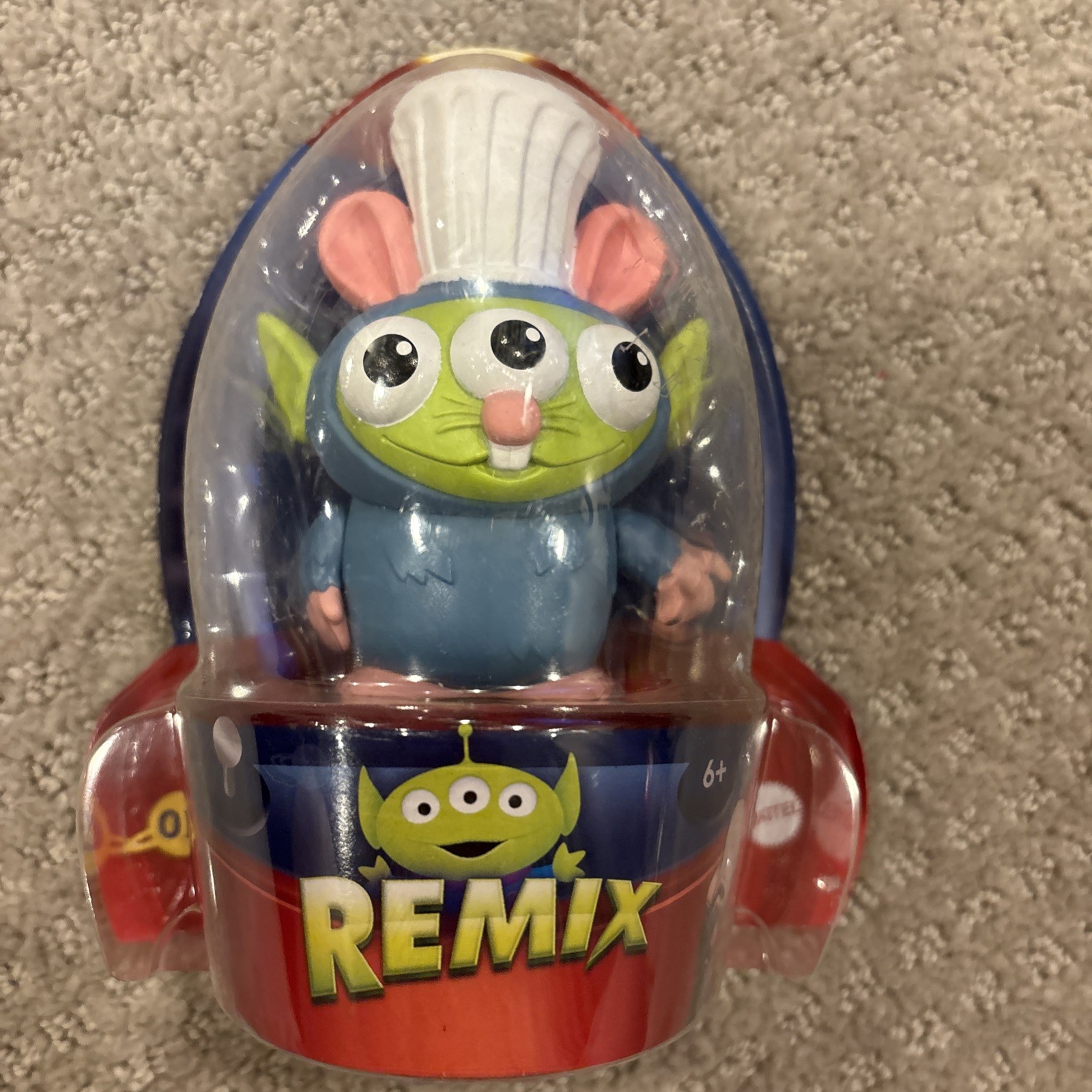 DISNEY PIXAR – ALIEN REMIX Ratatouille REMY #07 Mouse Action Figure New