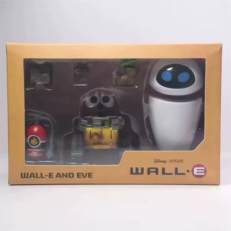 Wall-E And Eve Mini Robot Movable Action Figure Party Toys Gift New in Box