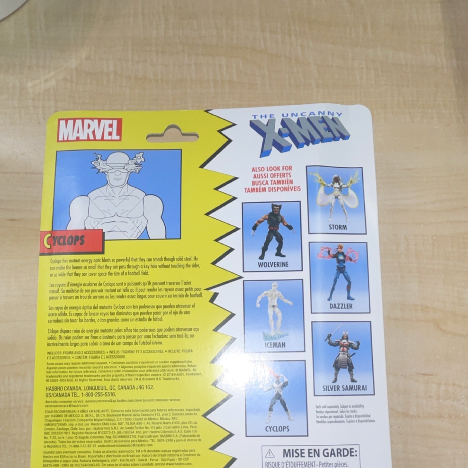 Marvel The Uncanny X-Men Cyclops Action Figure 80 Years E6101/E5296 Boxed