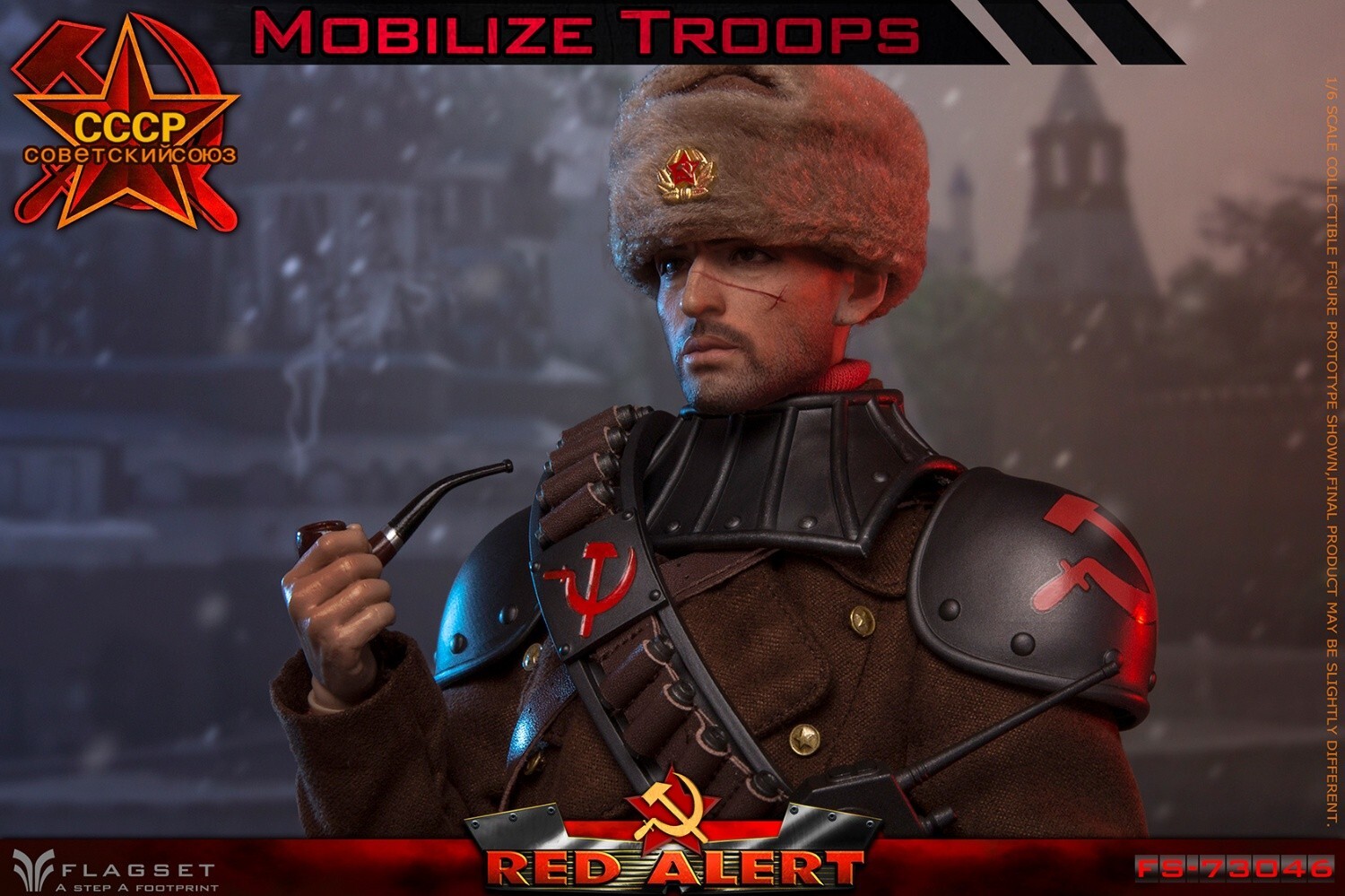 FLAGSET TOYS THE SOVIET RED ALERT MOBILIZE TROOPS FS-73046 1/6 SCALE FIGURE