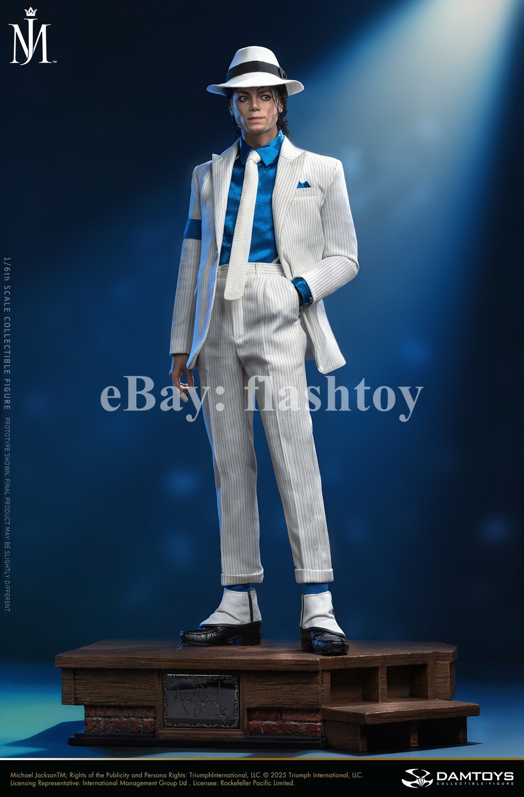 Presale DAMTOYS DMS048 1/6 Smooth Criminal Jackson Action Figure Standard Ver.