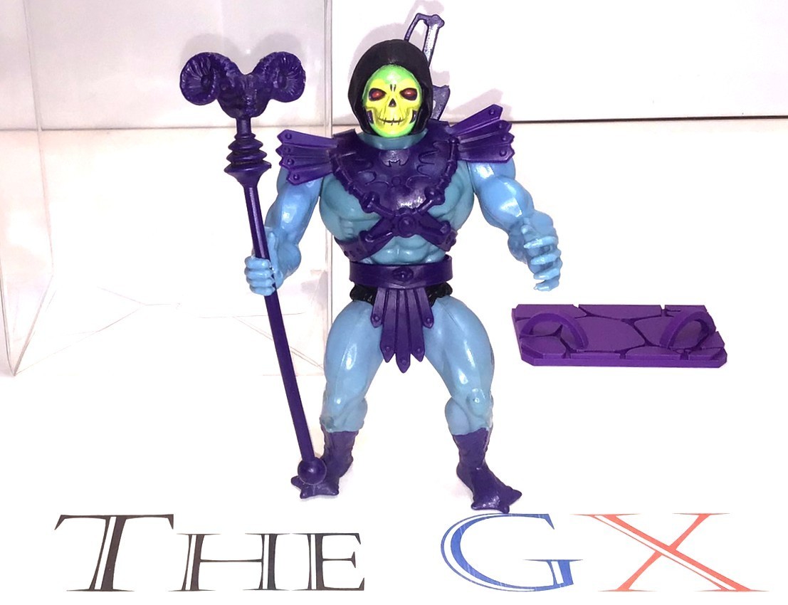 Vintage Masters of the Universe (MOTU) 1981 Skeletor, Complete, New Leg Band!