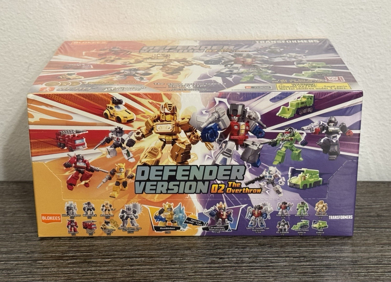 Blokees Transformers Defender Version 02 The Overthrow MiniFigure Box Of 12 NEW