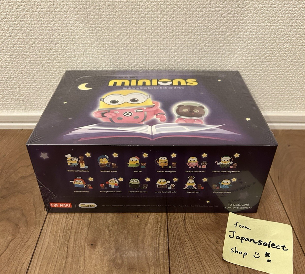 POP MART Minions Bedtime Stories Bob & Tim Blind Box PVC Figure NEW 1day Ship