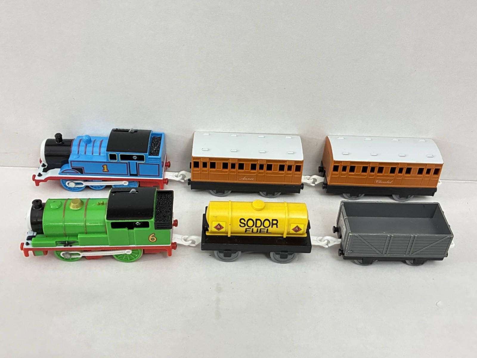 Tomy Thomas Plarail Thomas Coaches Annie Clarabel Percy Tanker Troublesome Truck