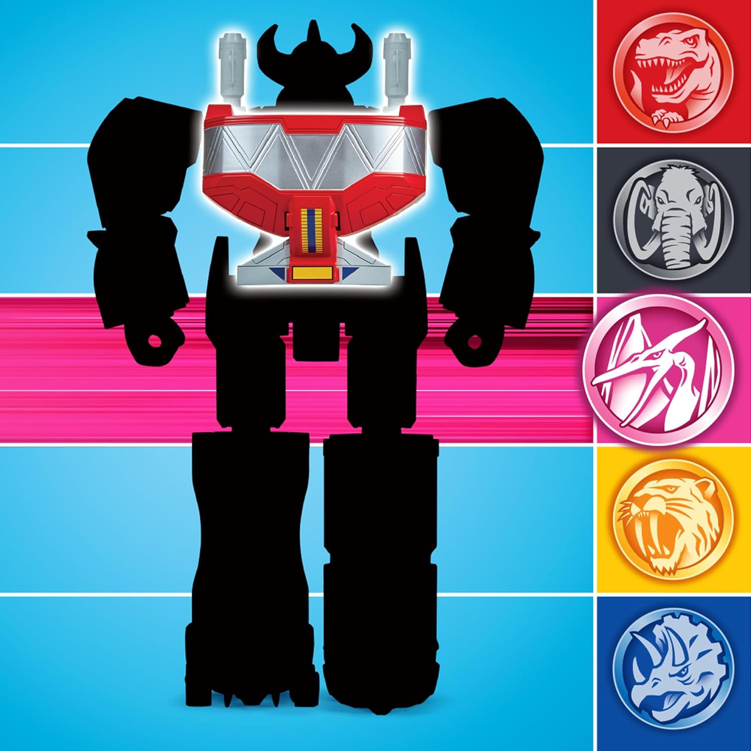Mighty Morphin Pterodactyl Combinable Dinozord by