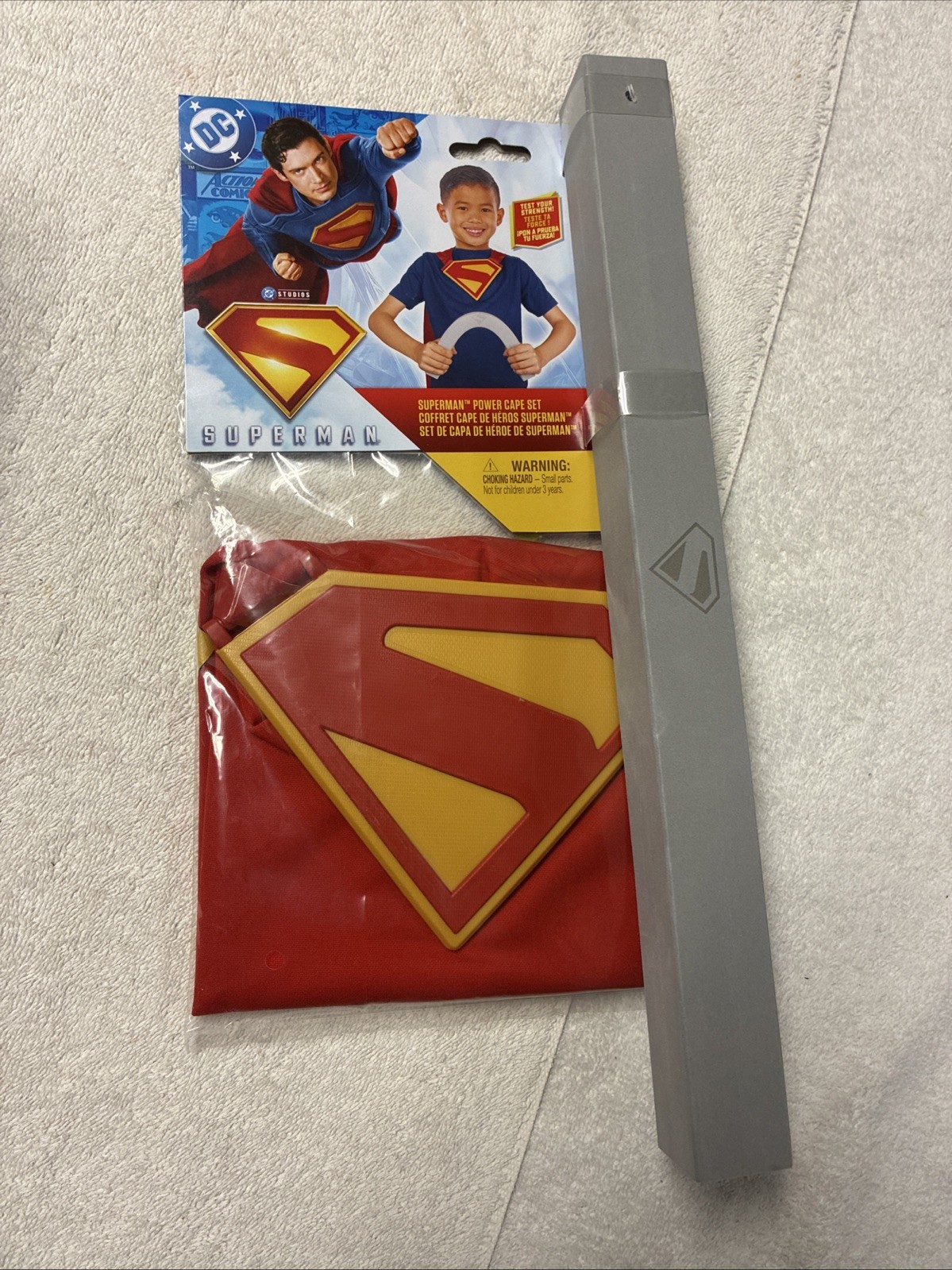 SUPERMAN 2025 DCU Film Movie Power Cape Set Cosplay DC Comics Kids Spin Master