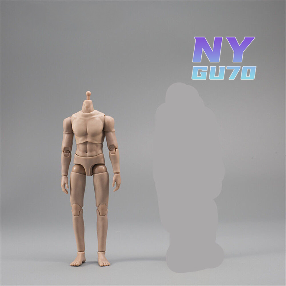 JO-010-BS 1/12 Suntan Skin Flexible 6&Prime; Muscle Male Action Figure Body Toys Dolls