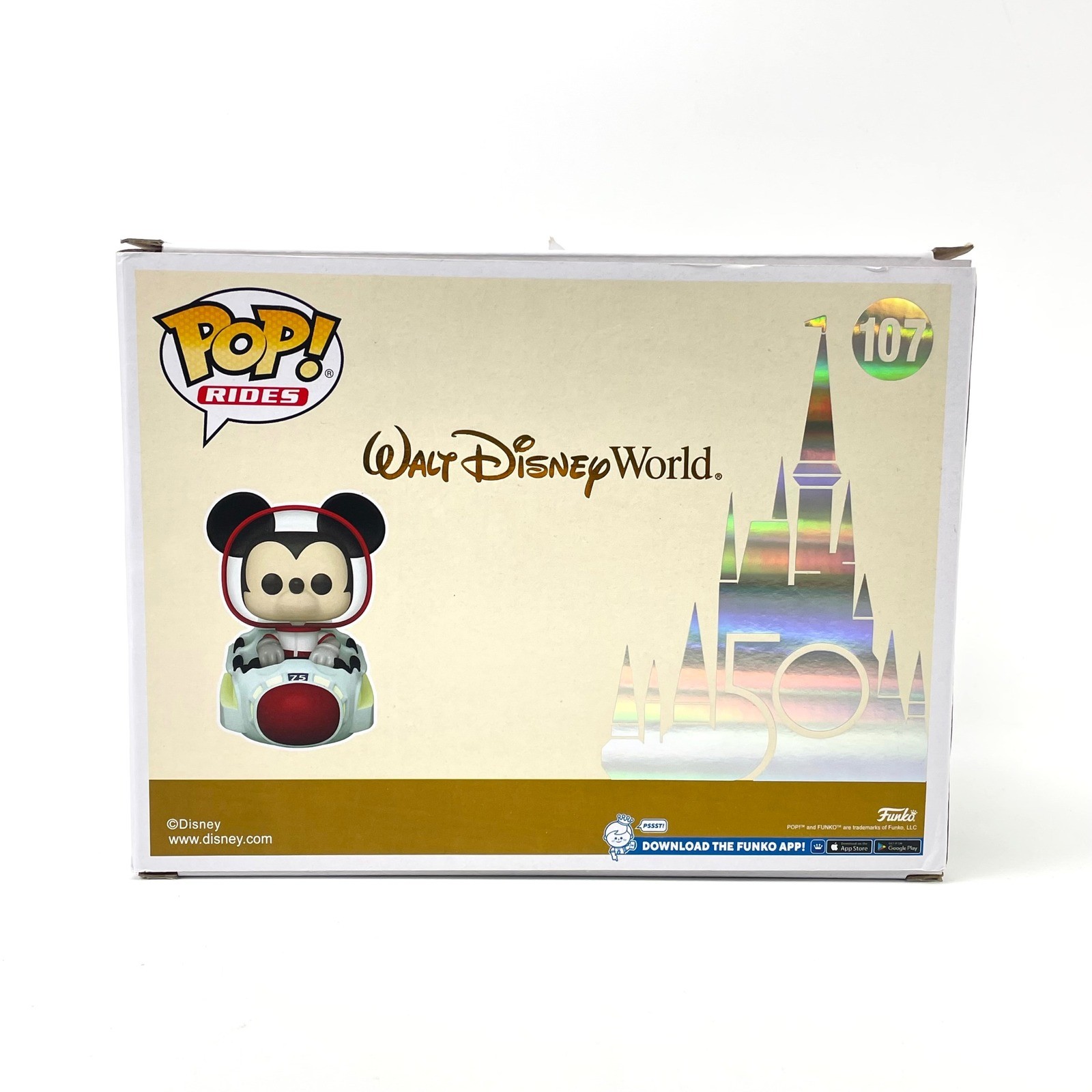 Funko Pop Rides Mickey Mouse Space Mountain Walt Disney World 50th Anniversary