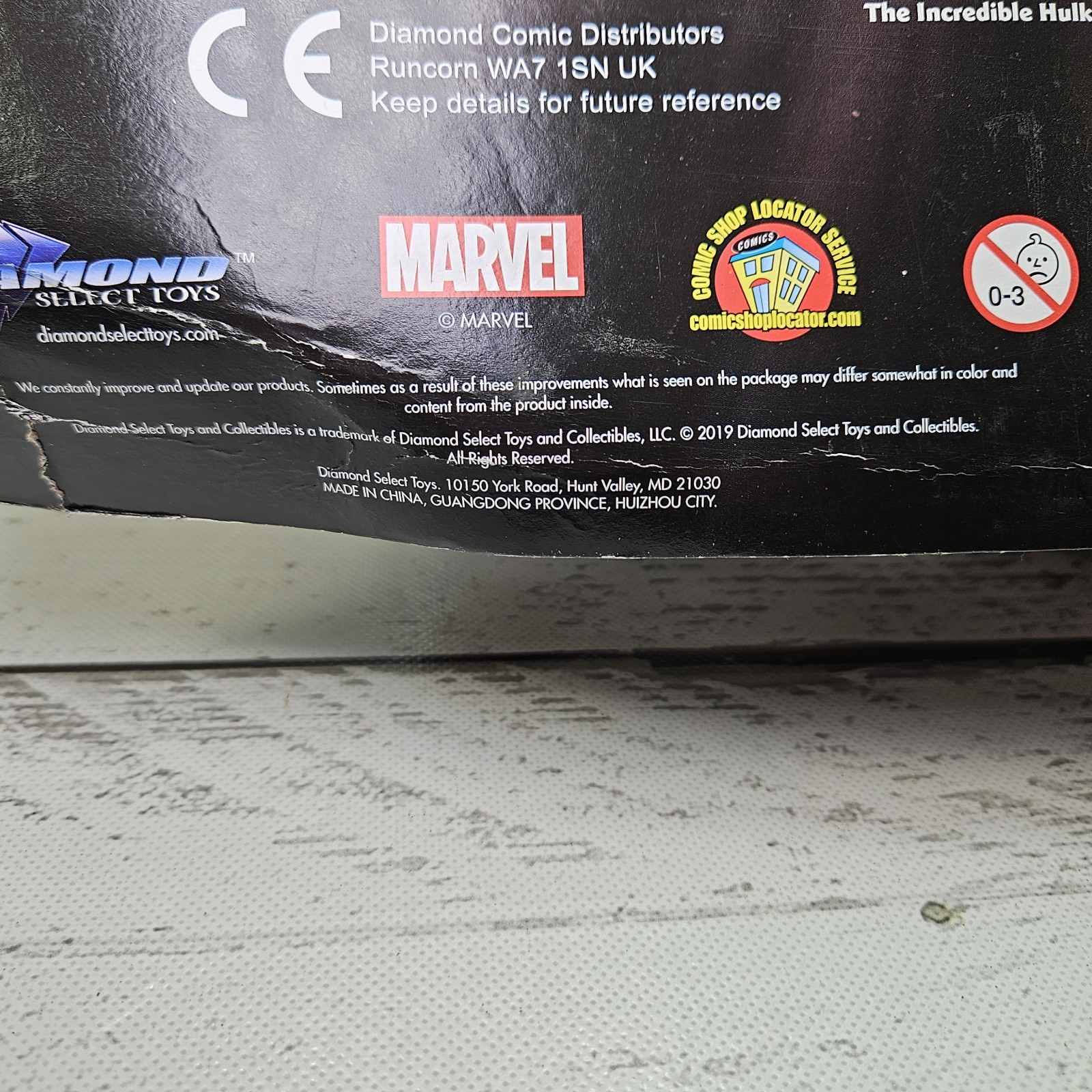 Diamond Select Marvel Select Red Hulk 2019 9&Prime; Adjustable Action Figure Read