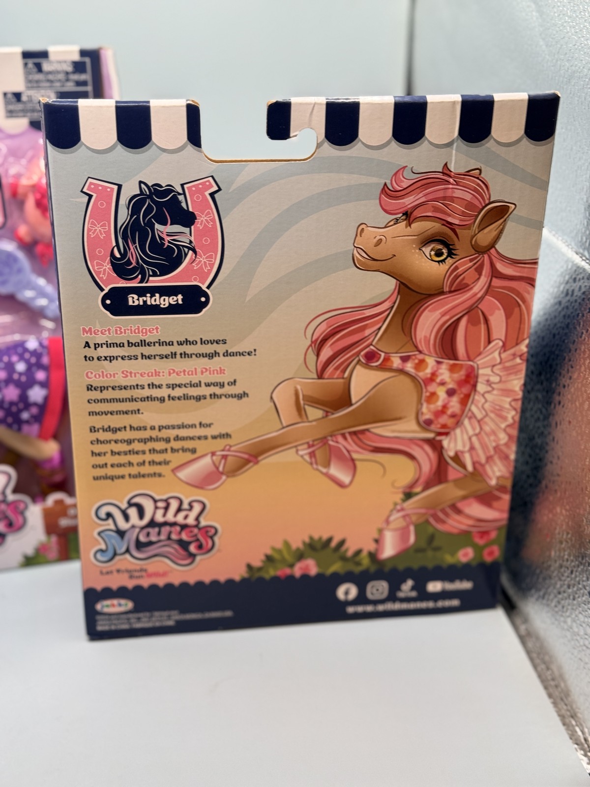 Wild Manes Dreamer&rsquo;s Slumber Party & Bridget&rsquo;s Ballet Poseable Horse Figures Set