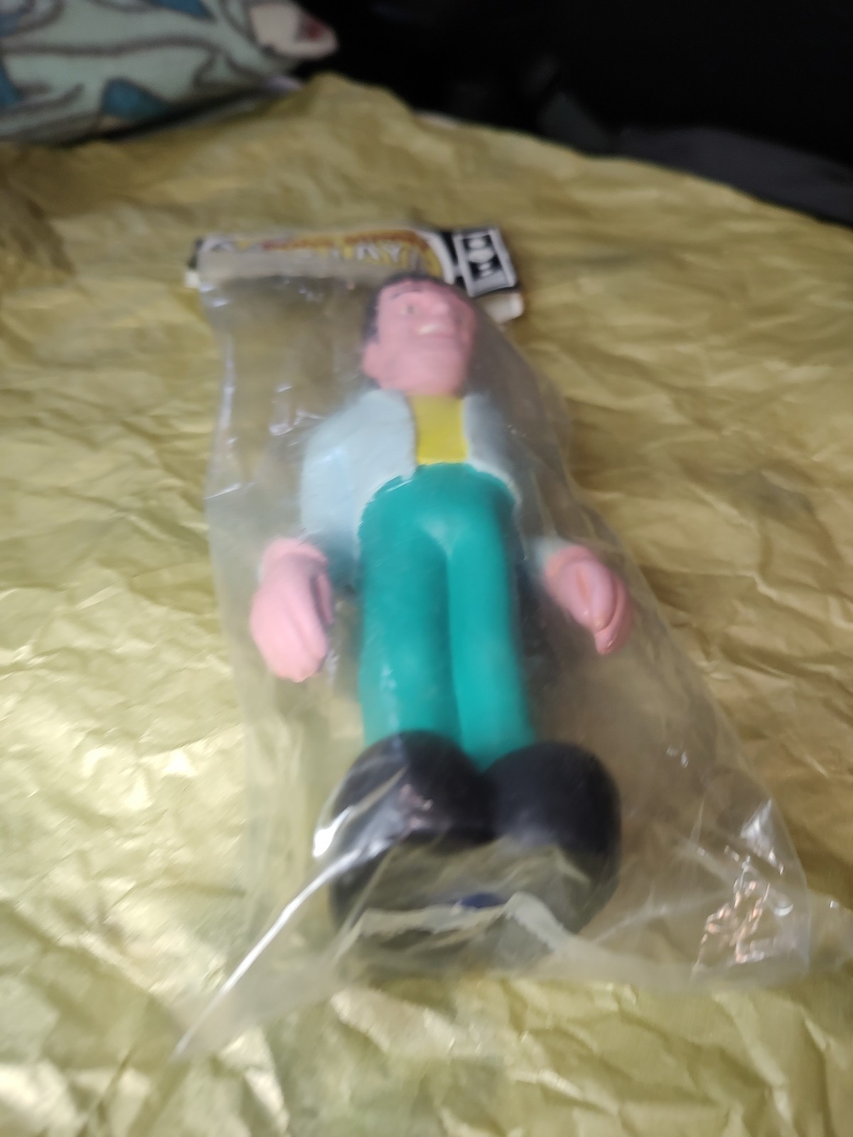 1960s Bootleg Herman Munster Replacement Squeaky Toy Sealed in Original Package.