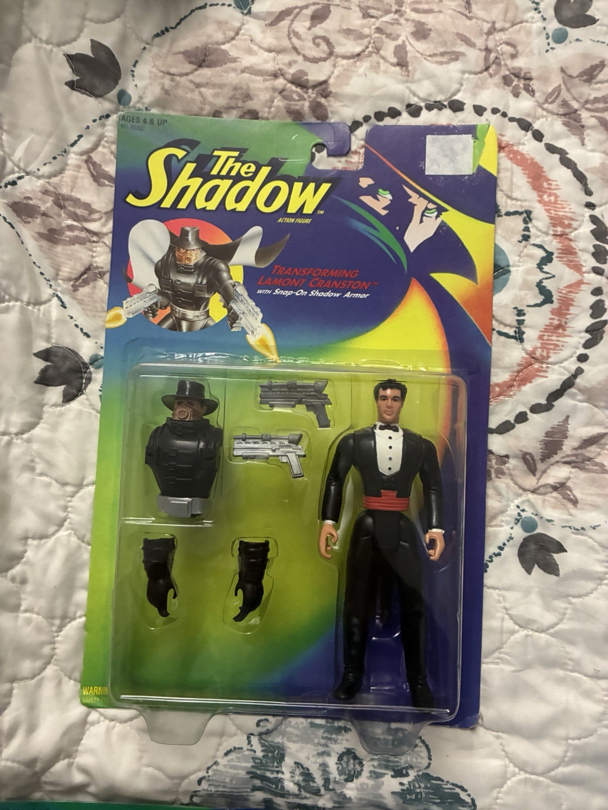 The Shadow Transforming Lamont Cranston Action Figure w/ Gun