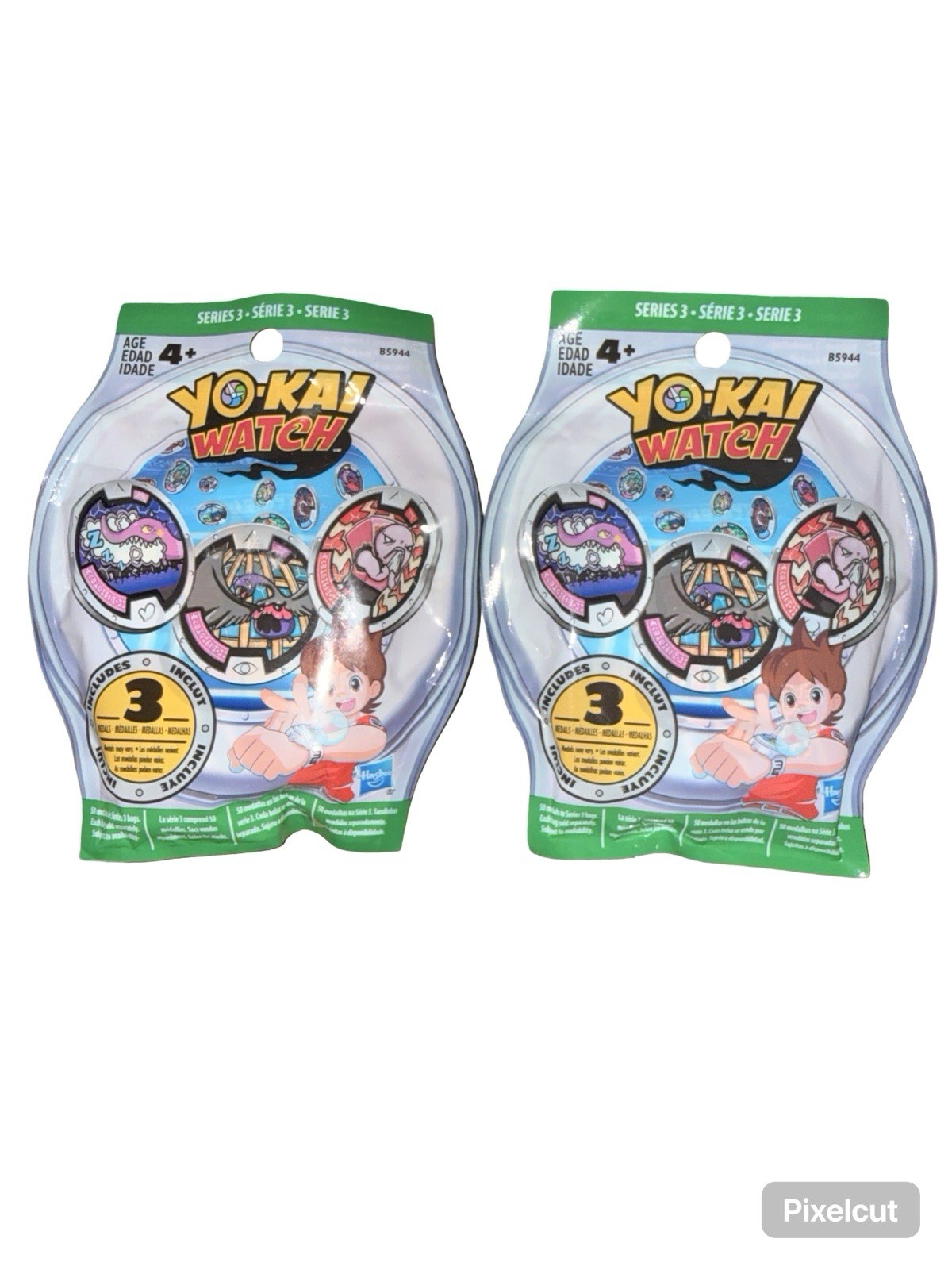 Yo Kai Watch Series 3 Medals Lot 2 Hasbro Collectible Packs New