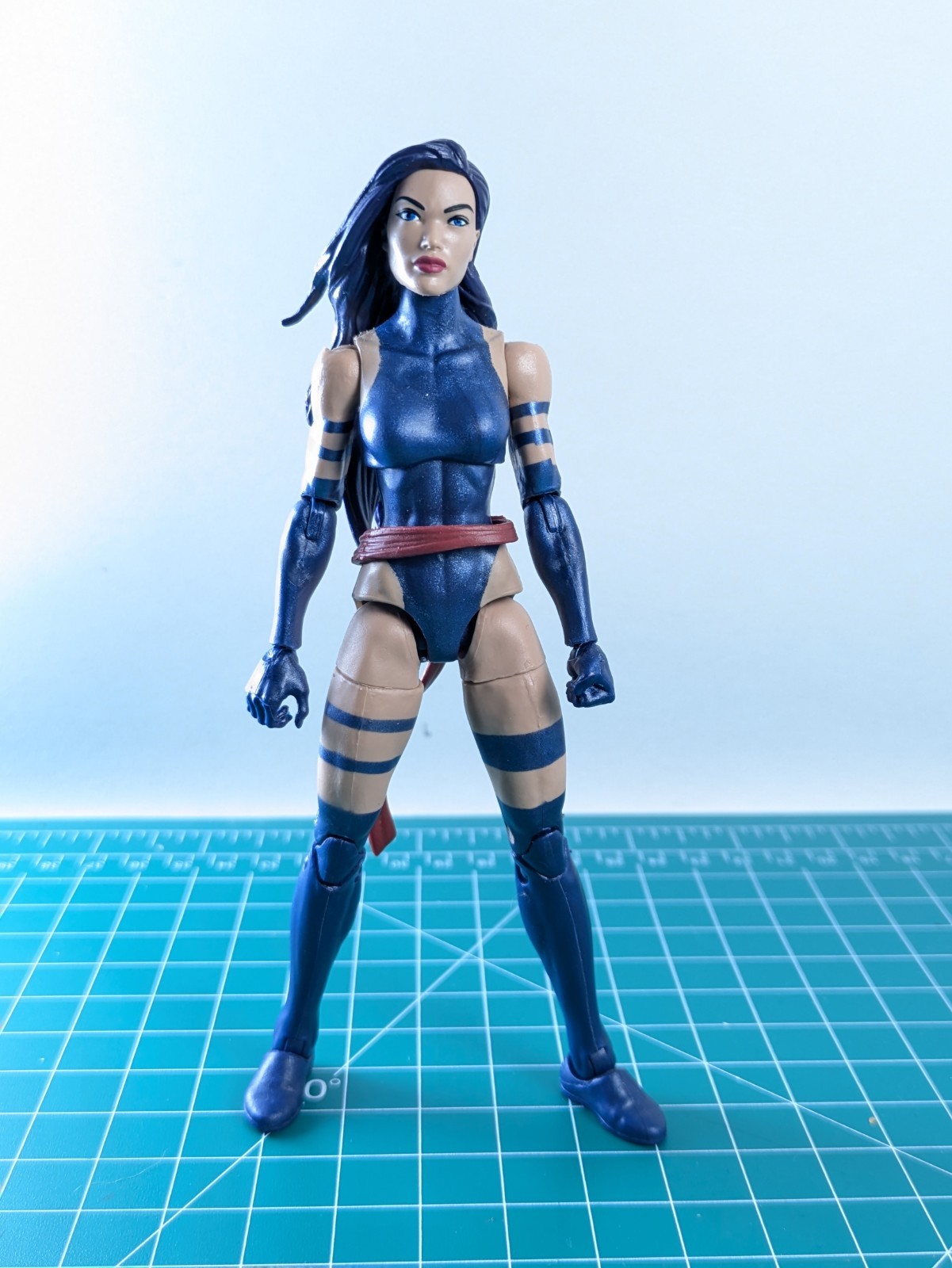 Marvel Legends Psylocke Apocalypse BAF Wave 2018 X-Men Purple Hair