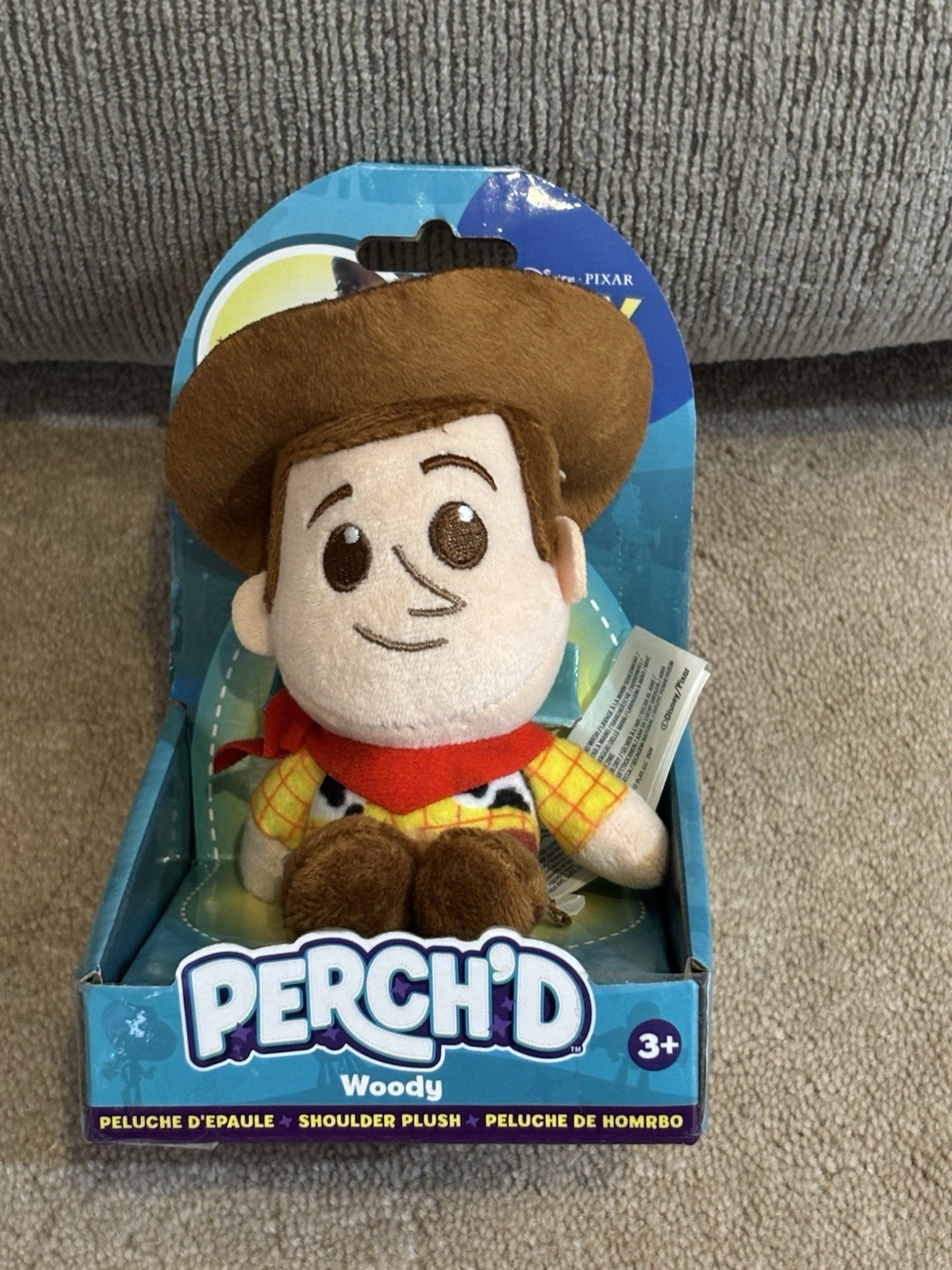 NEW – Toy Story Perch&rsquo;d WOODY 3.75&Prime; Shoulder Plush Toy Figure 2026