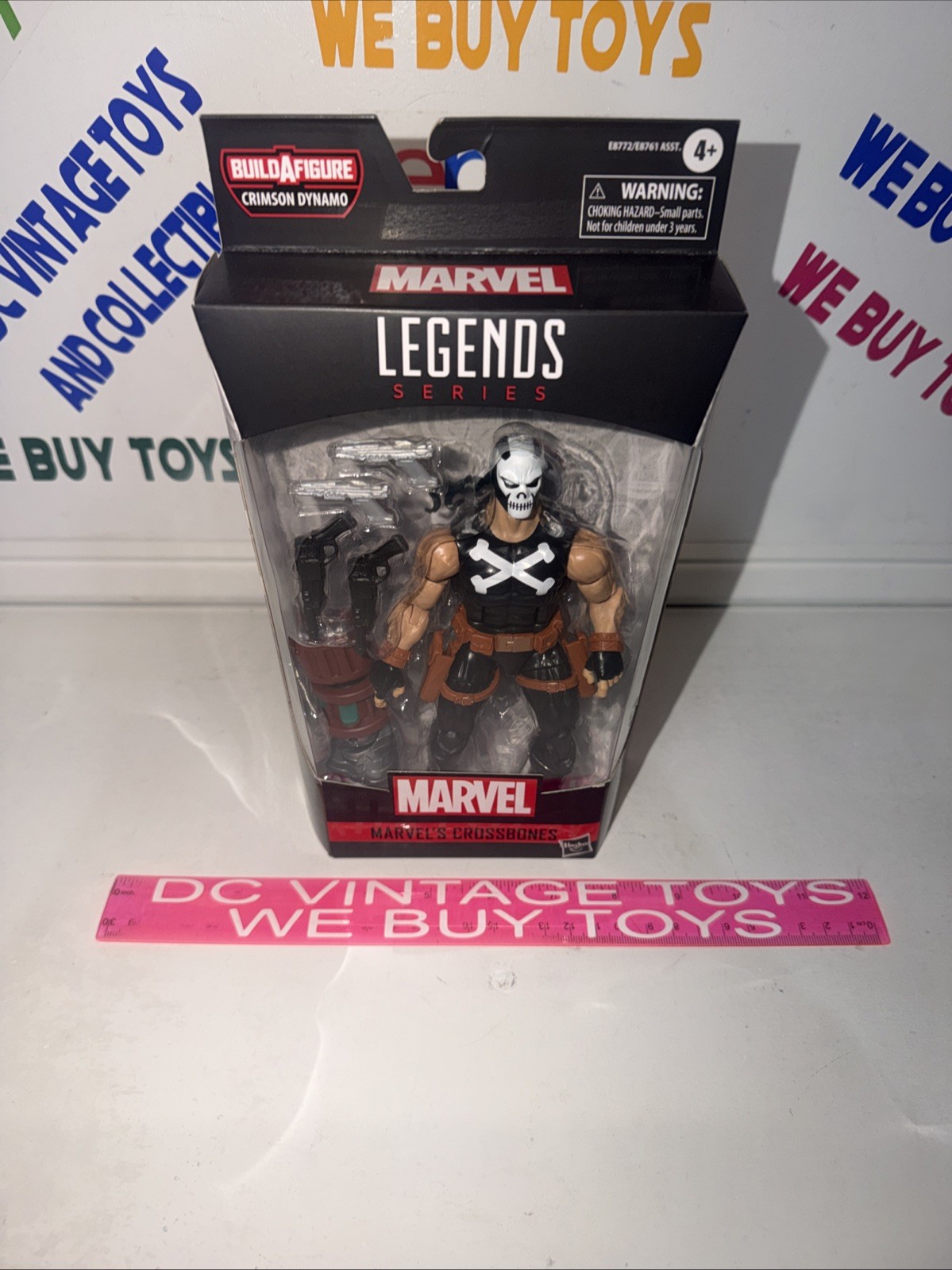 Marvel Legends Series Crossbones with BAF Crimson Dynamo Hasbro 6” Action Figure