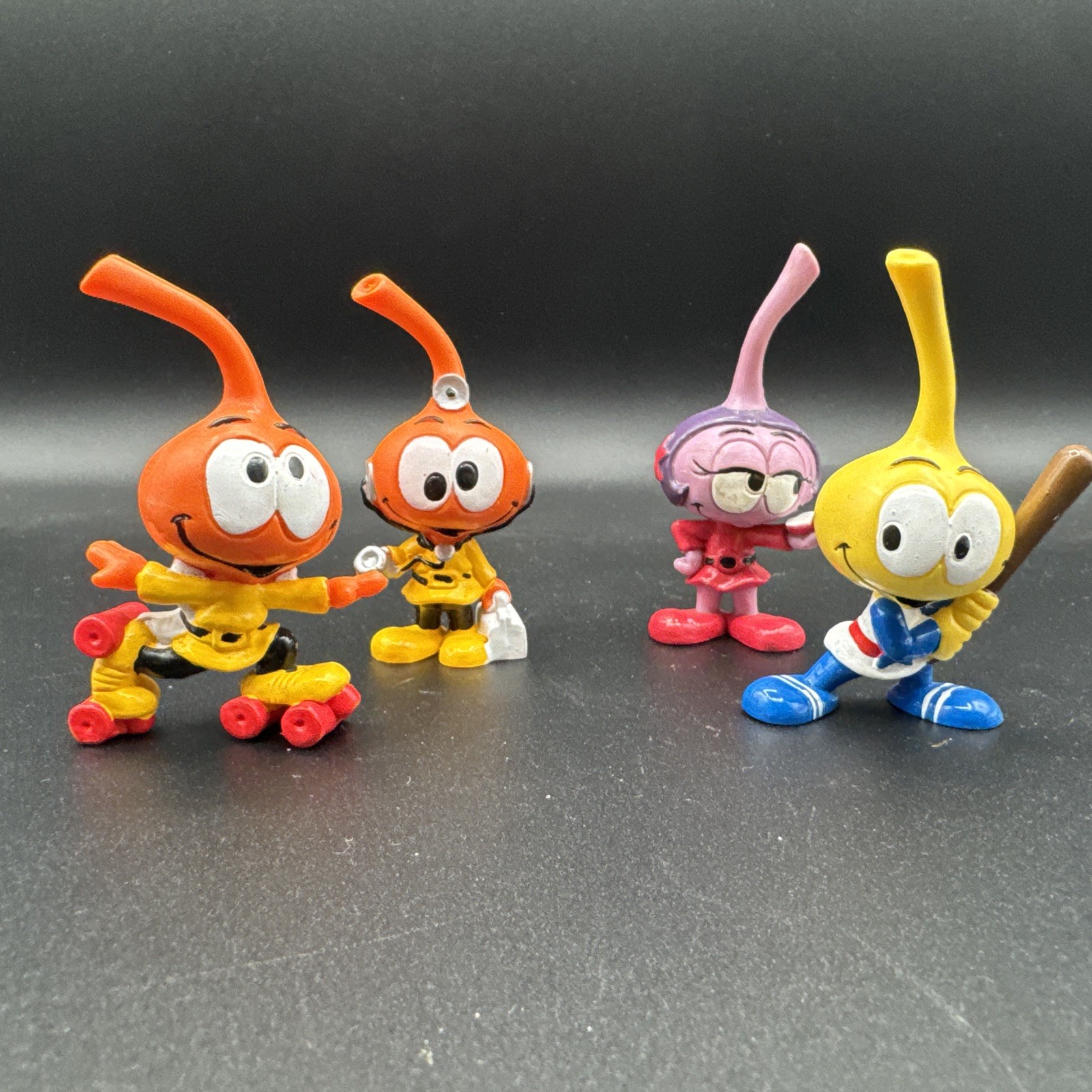 Applause Schleich Berrie Snork Lot of 4 Snorks Vintage 1980s 1983 Snorkles PVC