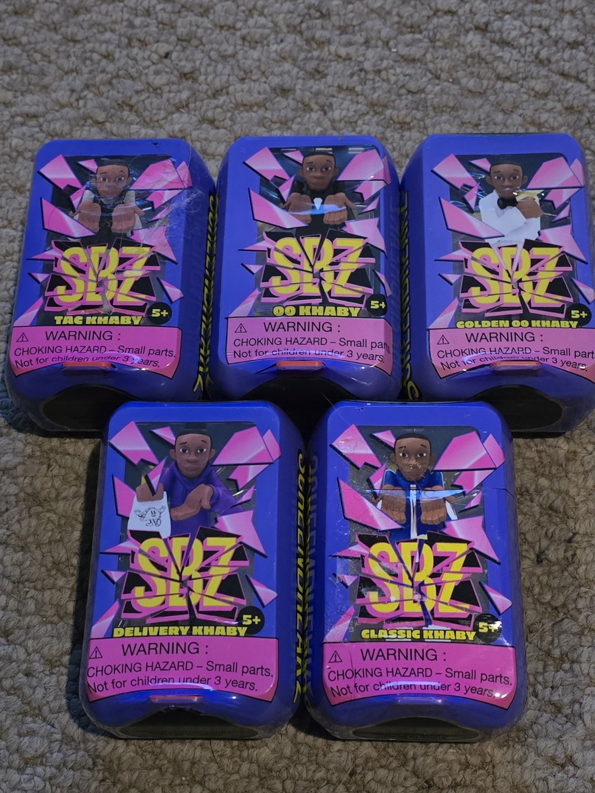 Set Of 5 Screenbreakz SBZ Khaby NIB