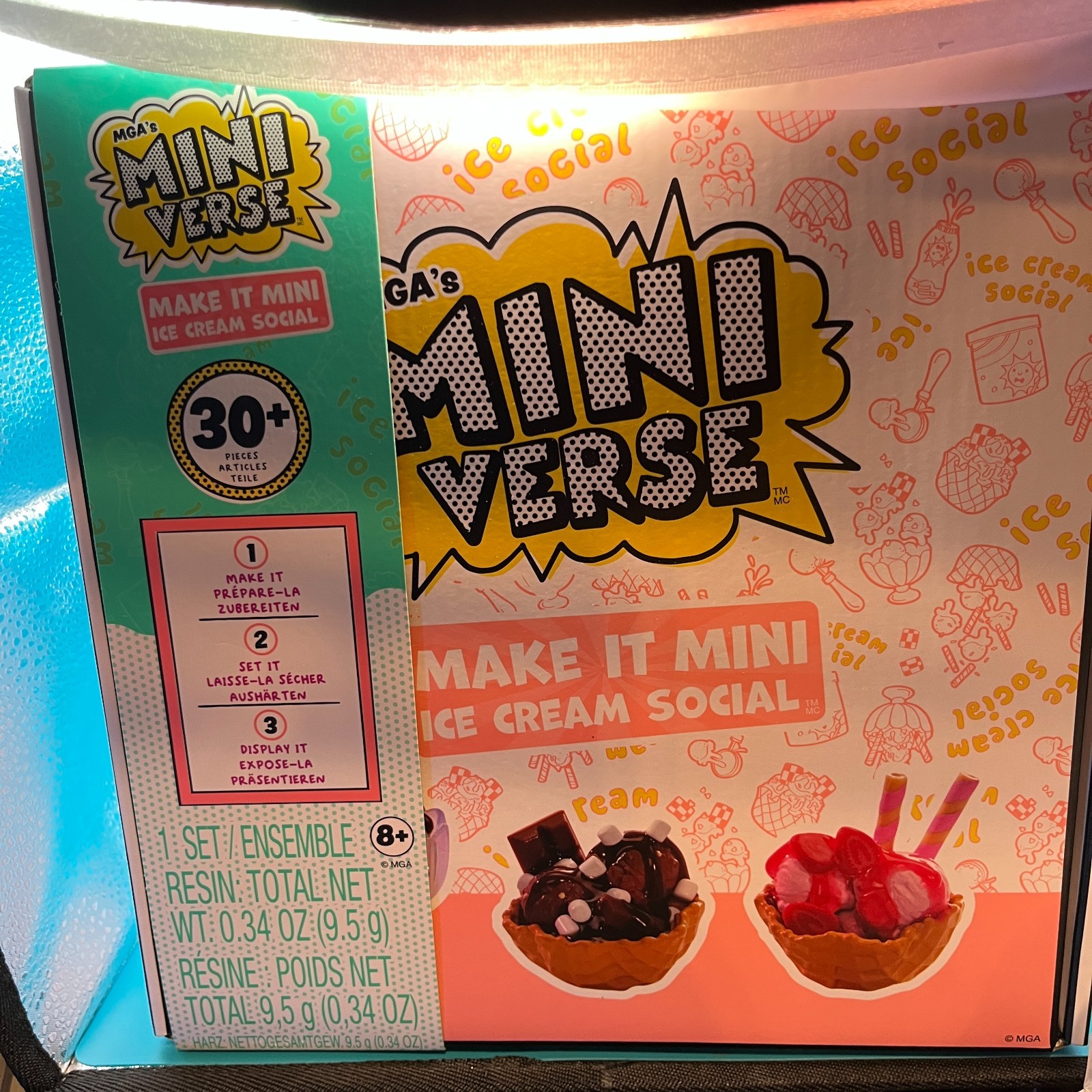 MGA&rsquo;s Miniverse Make It Mini Food/Ice Cream Social BRAND NEW 30+ PC