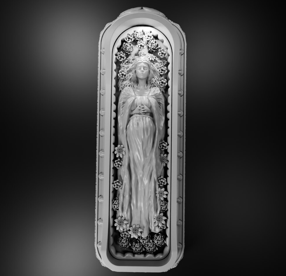 Queen Amidala&rsquo;s Casket for 3.75&Prime; & 6&Prime; Figure Diorama (1:18 & 1:12 scales)