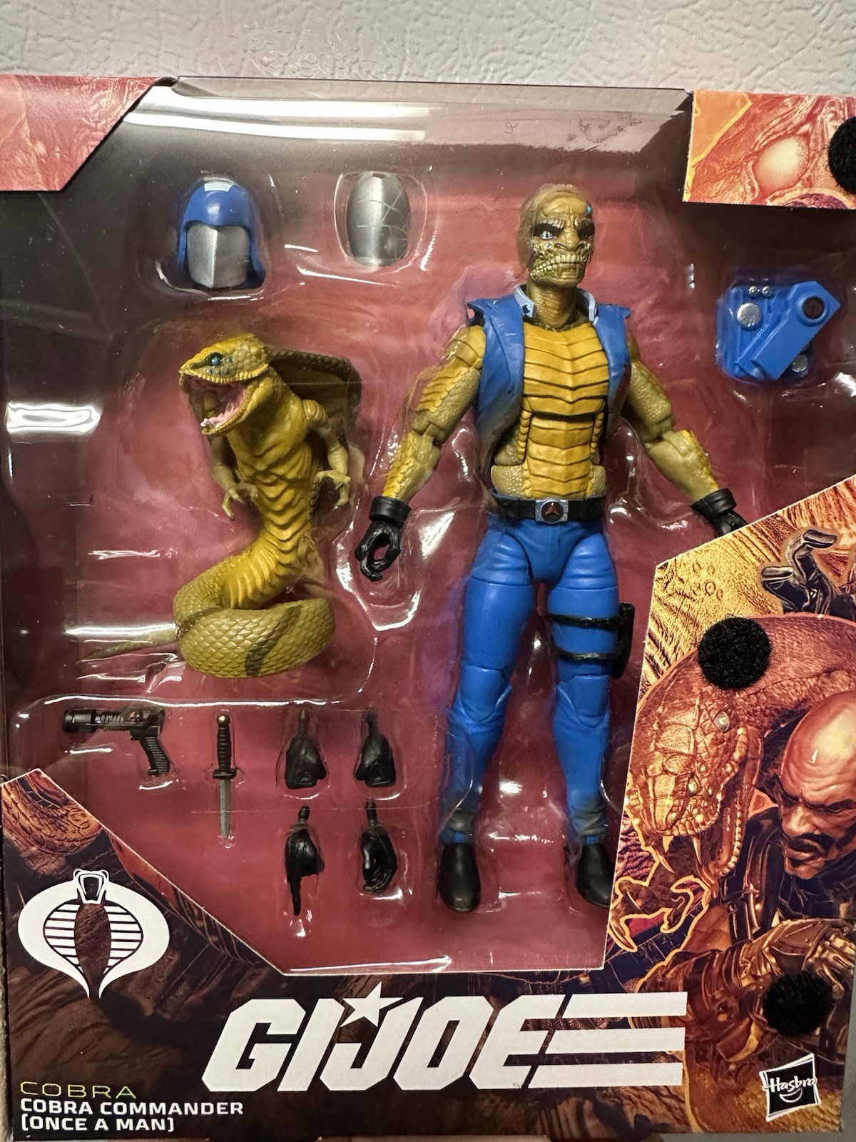 SDCC 24 Hasbro GI Joe #130 Classified Series Cobra Commander Once A Man