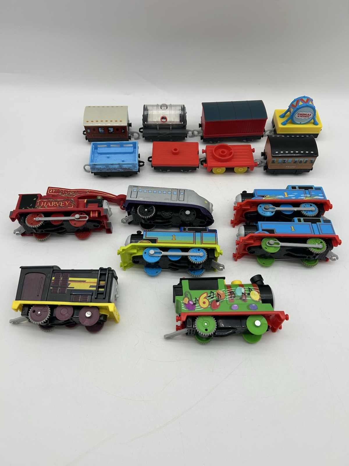 Thomas and Friends Trackmaster Motorized Harvey 2013 & Up Lot Of 15 READ!