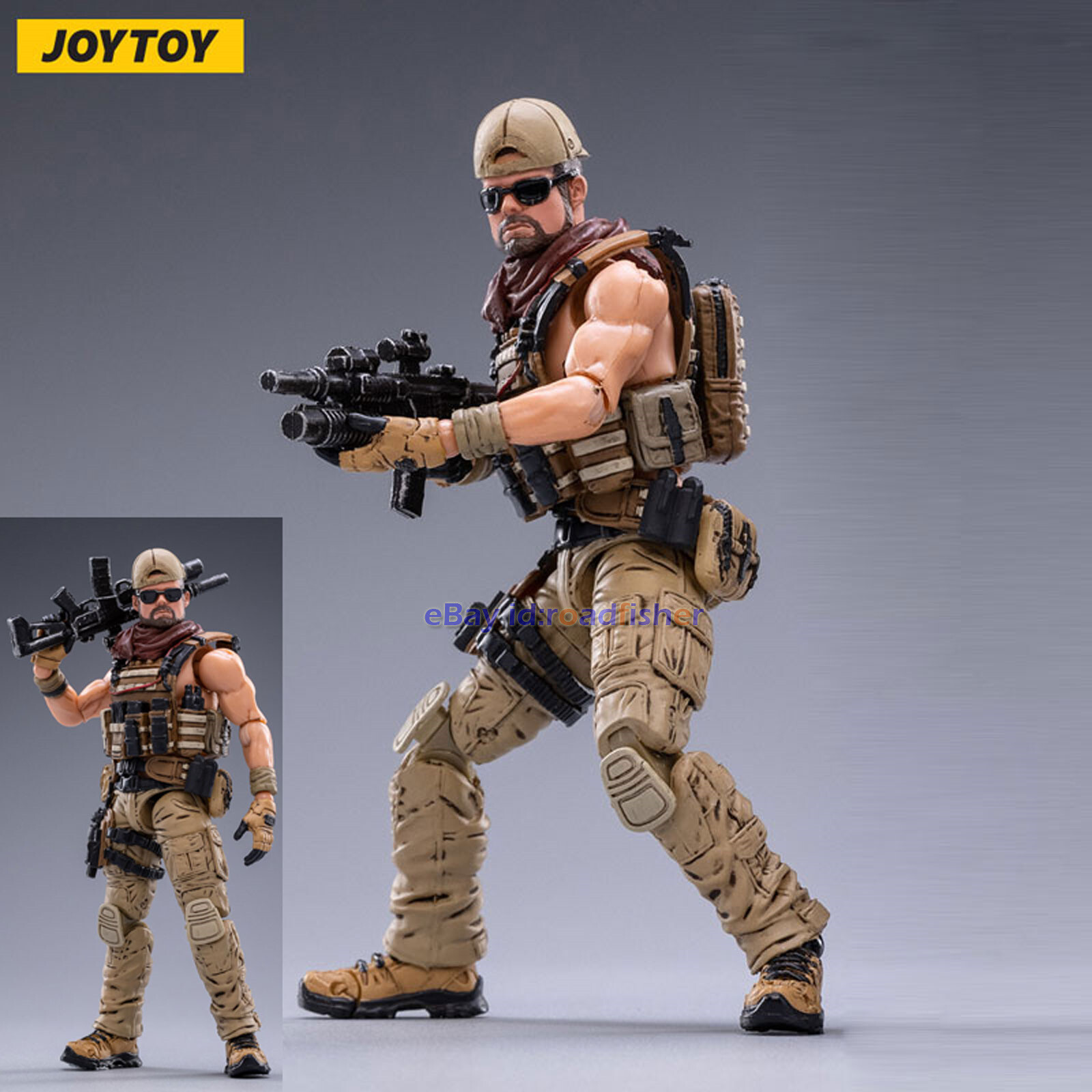 JOYTOY Soldier Johnny 1/18 Male Action Figure Model 10.5cmH Painted IN STOCK