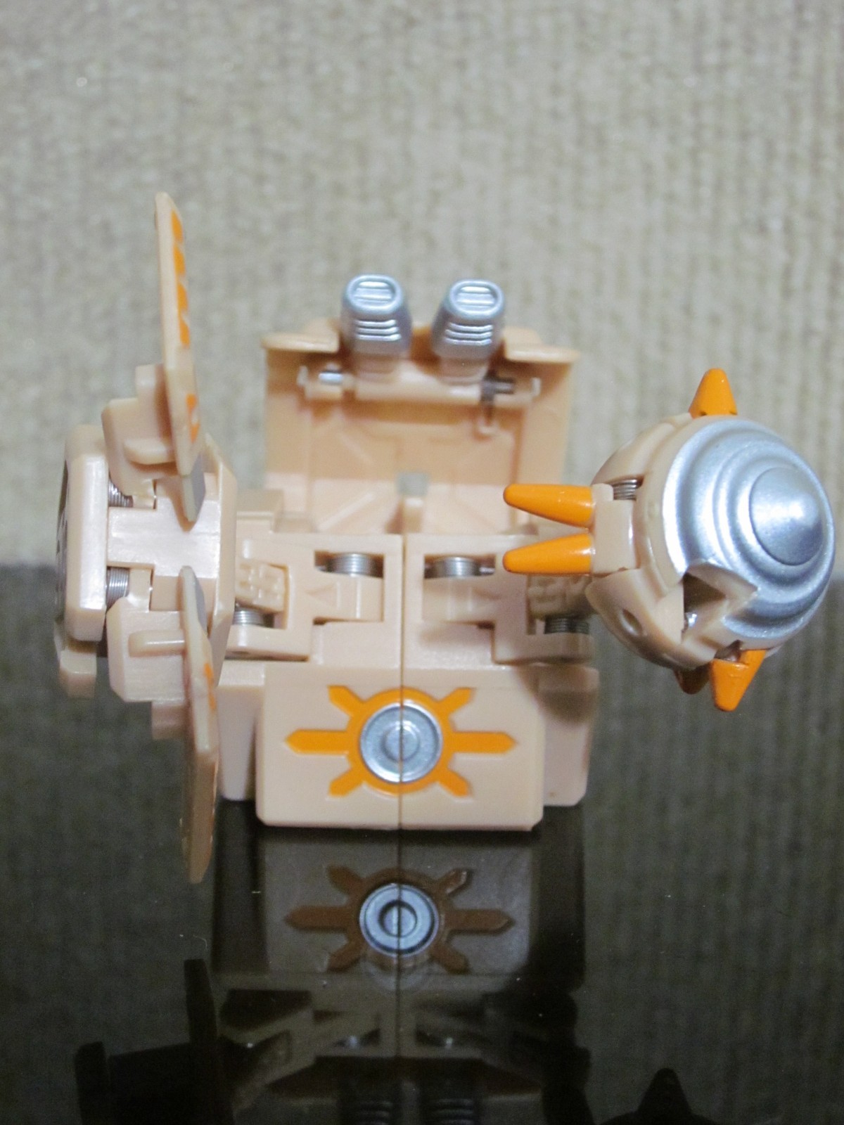 Bakugan Battle Brawlers Tan Copper Rock Hammer Battle Gear DNA 70g