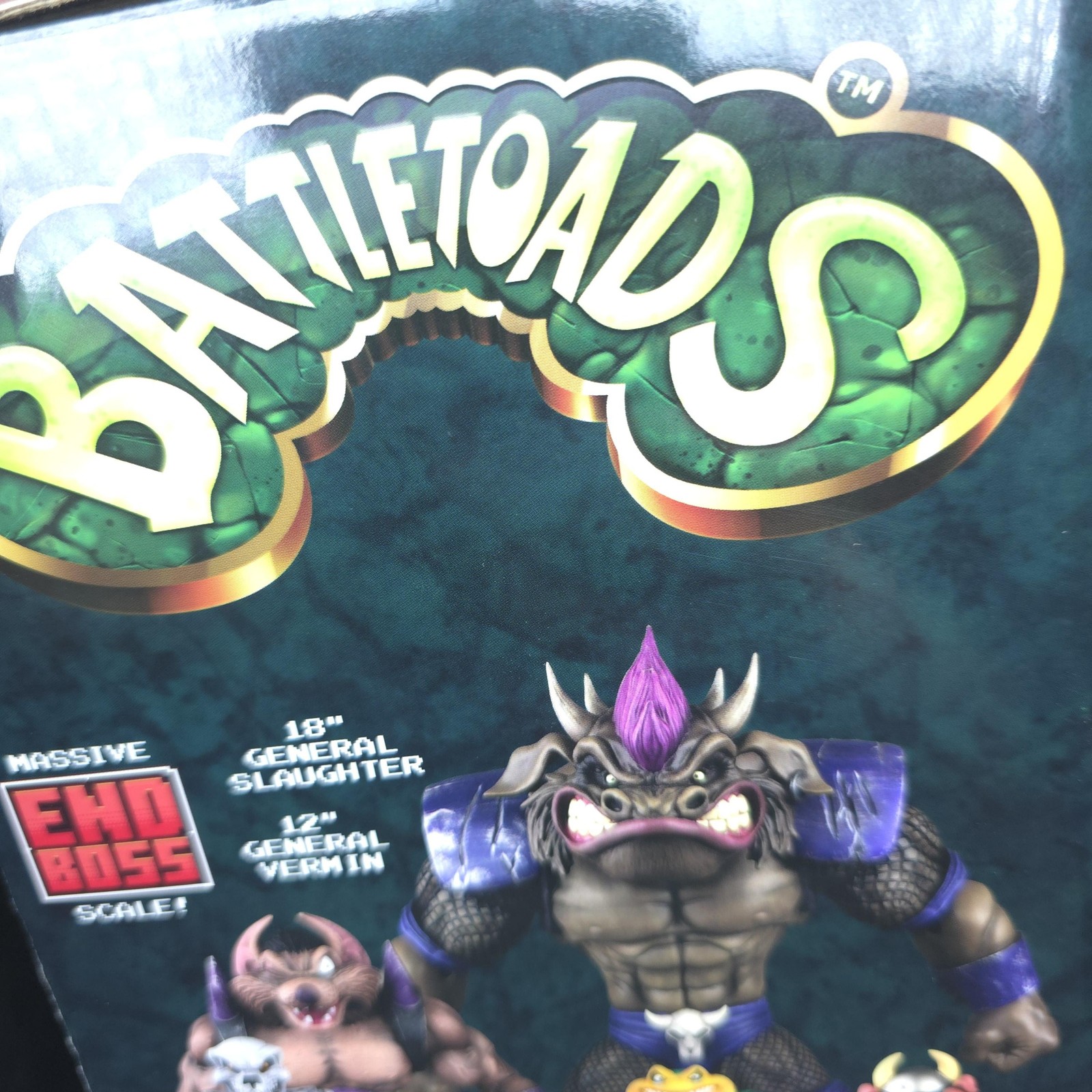 Battletoads General Vermin Premium DNA Action Figure 12in End Boss Brown Boxed