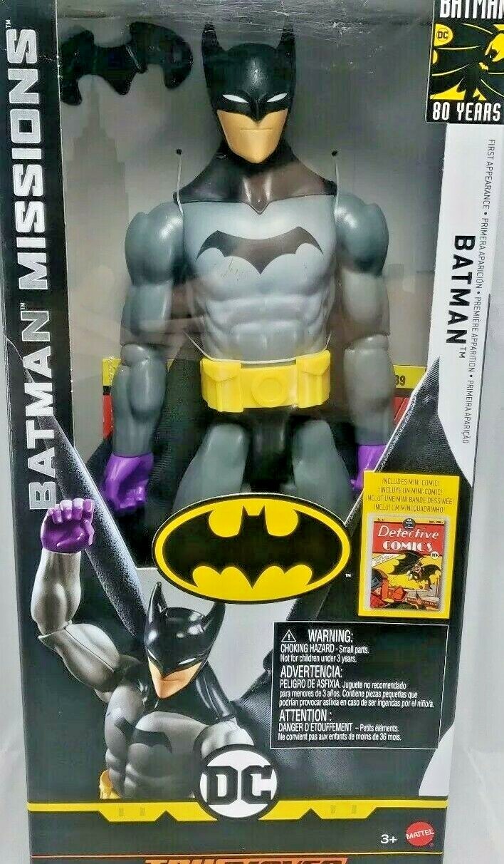 Batman Missions True Moves 12&Prime; DC First Appearance Mini Detective Comic 80 Years