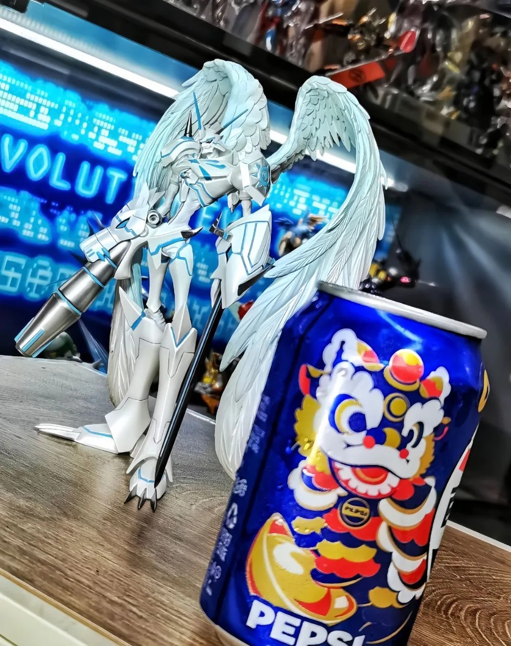20cm Omegamon Merciful Mode Digimon Figure PVC Anime Model Toy Gift