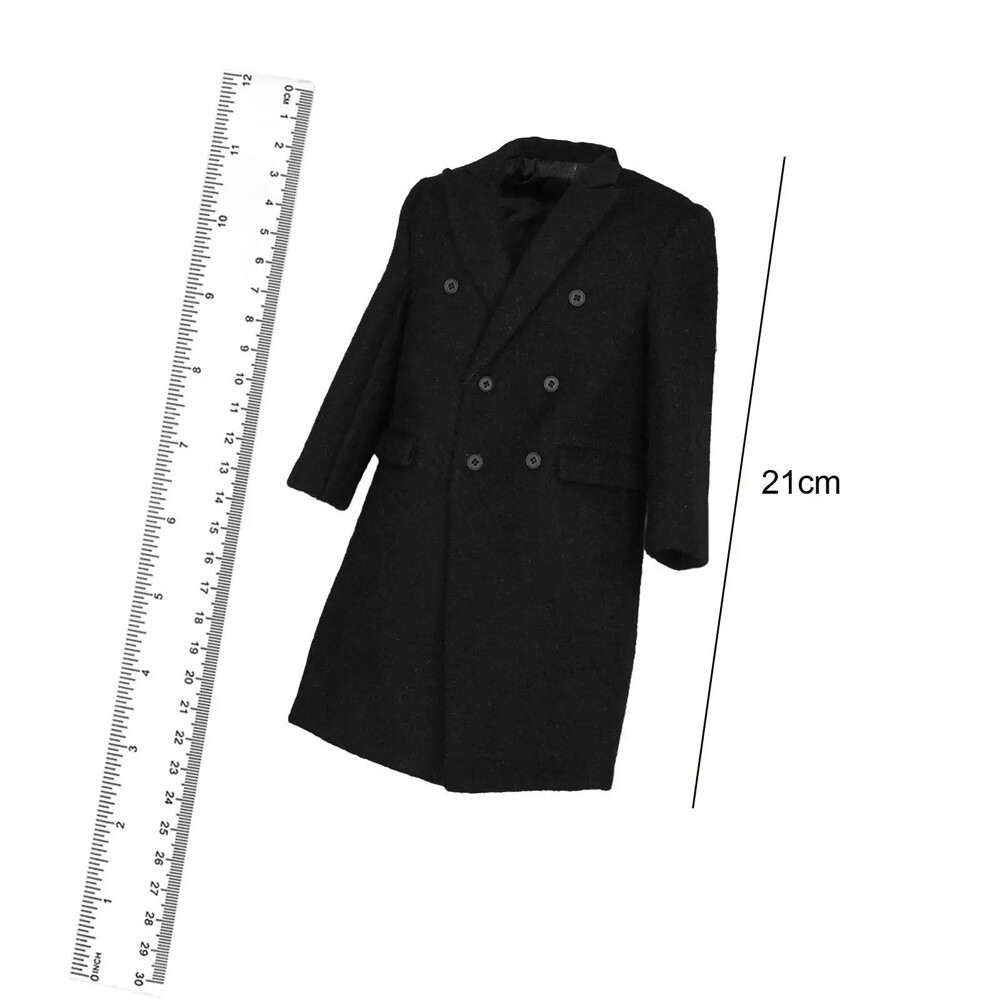 1/6 Figure new Outer Jacket Mini Long Sleeved Coat for 12 » Male Dolls Figure