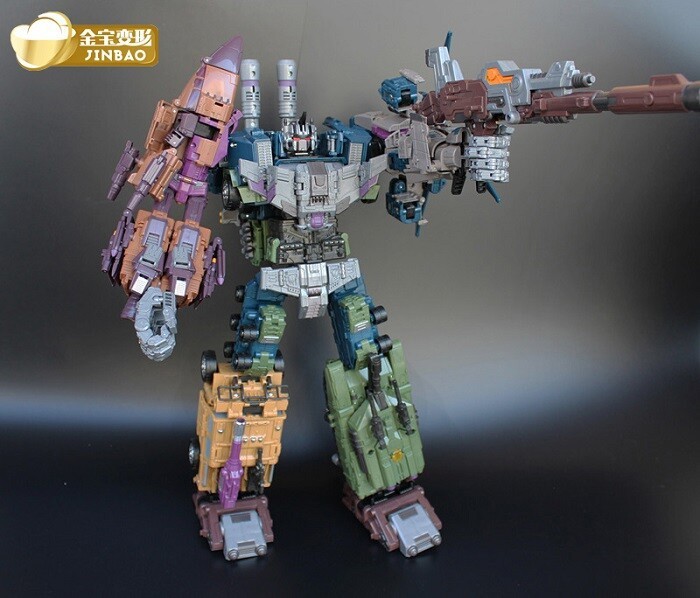 Jinbao Bruticus Warbotron+ Predaking Feral Rex Oversized Transform Figure NO/BOX