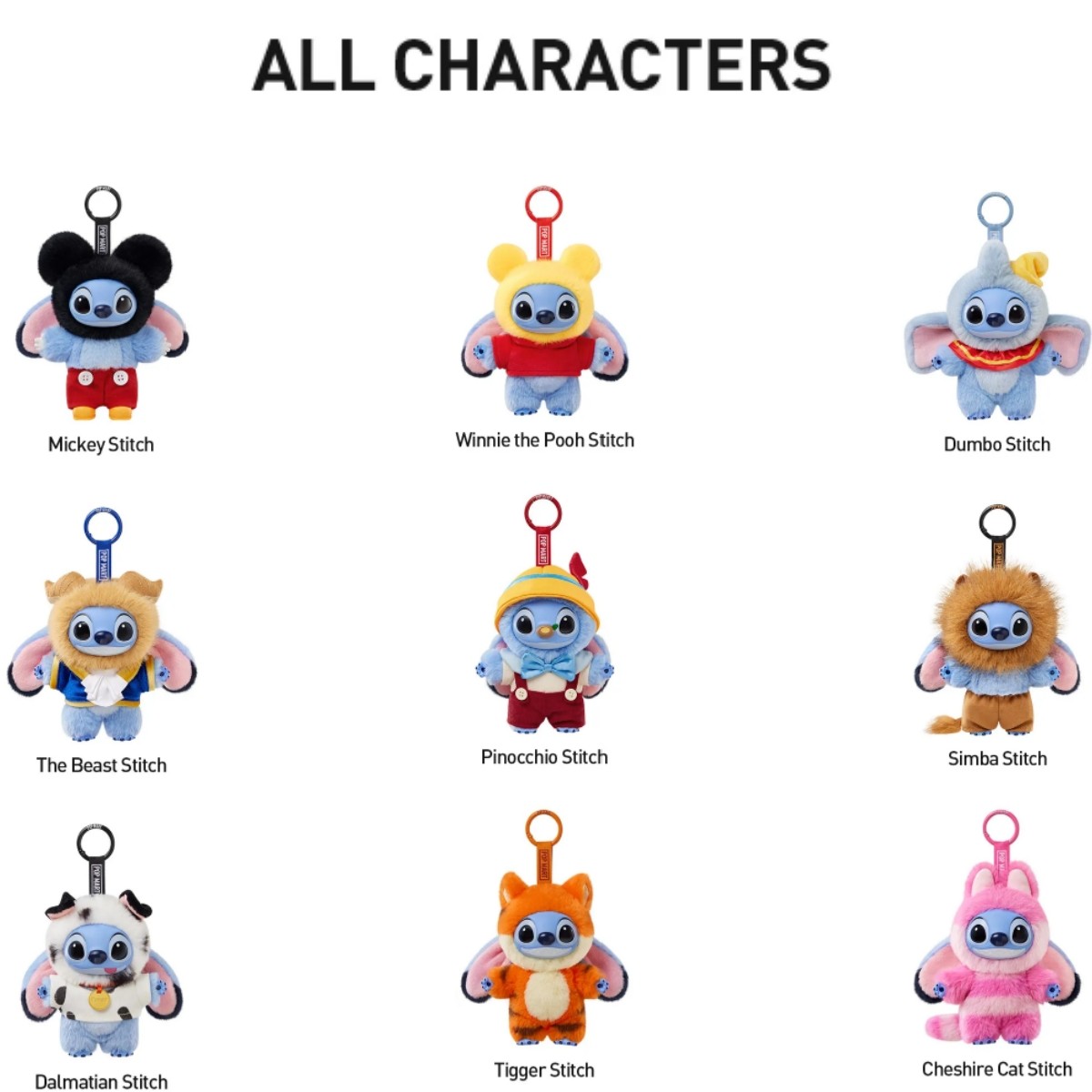 Authentic Disney Stitch Adventure Series Plush Pendant Confirmed Figure Toy Gift
