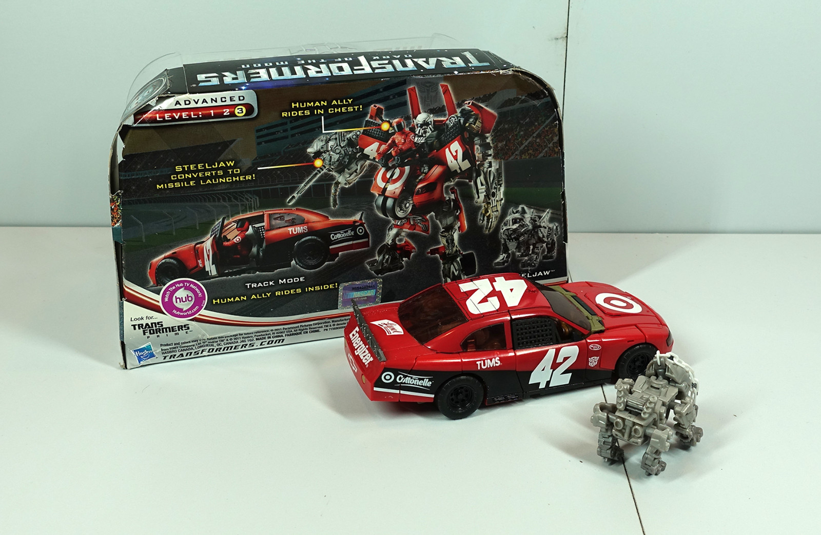Transformers DOTM Human Alliance Target EX Leadfoot Detour Steeljaw