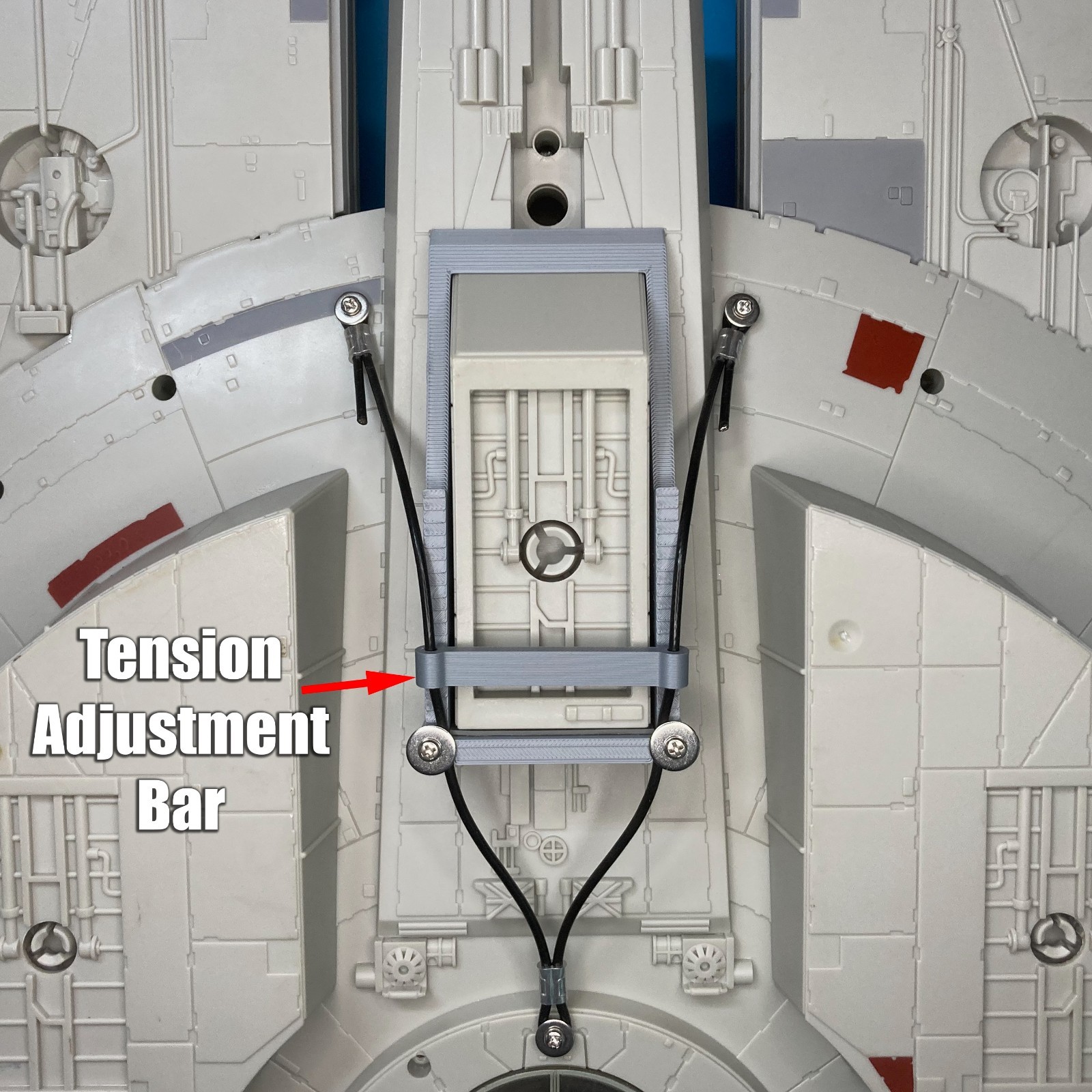 Wall Mount Bracket for Star Wars BMF Millennium Falcon 2008 TLC VC Smugglers Run