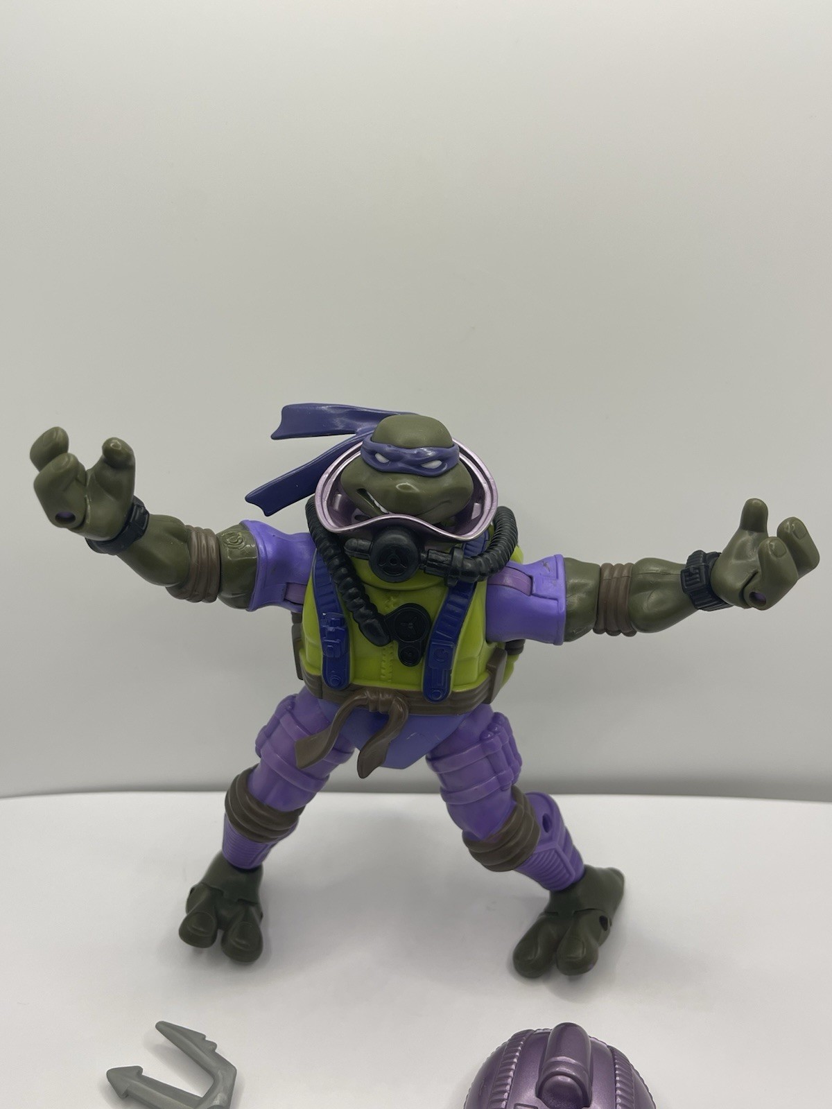 2004 TMNT Deep Diving Donatello Action Figure