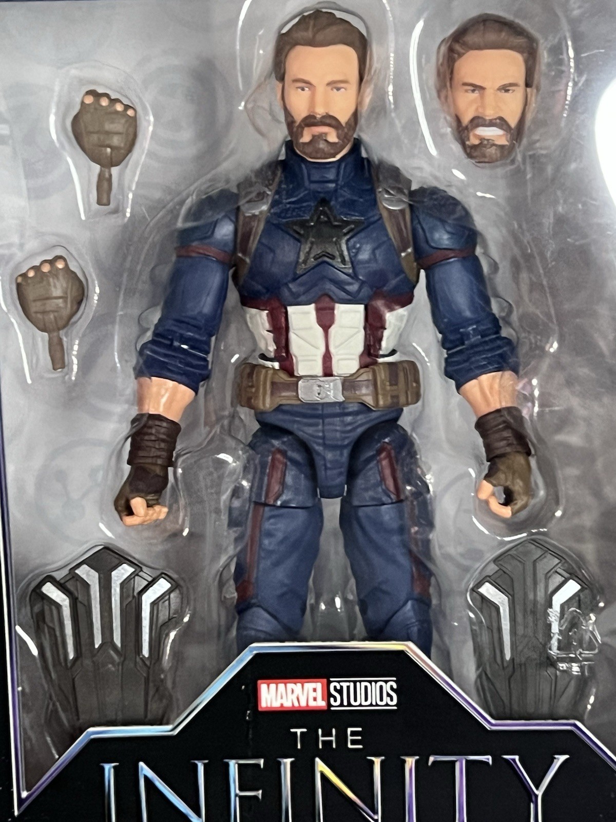 Marvel Legends Captain America (Chris Evans) Avengers War The Infinity Saga