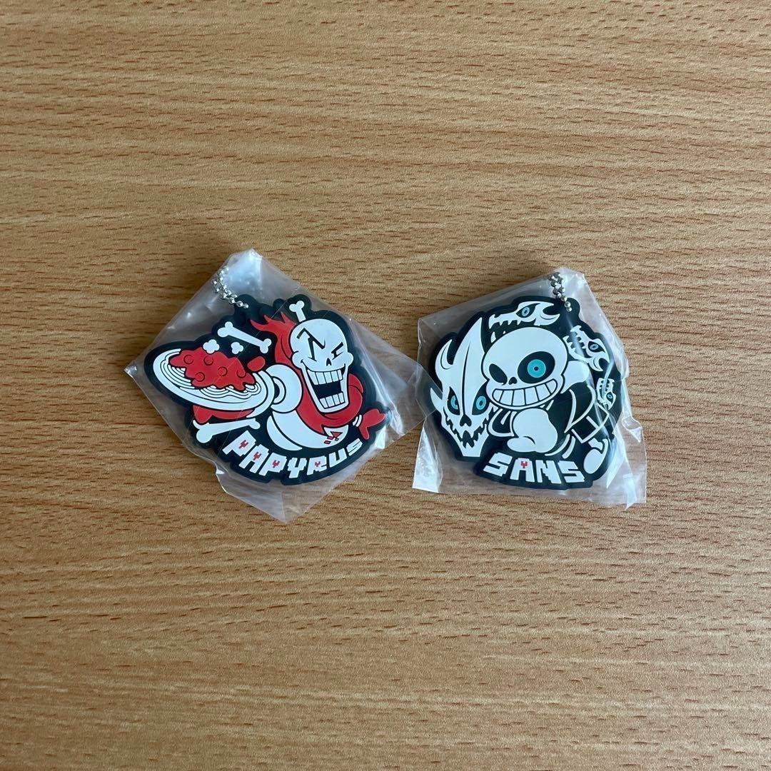 UNDERTALE Capsule Rubber Mascot Keychain Bandai Capsule toy PSL / SELECT OK