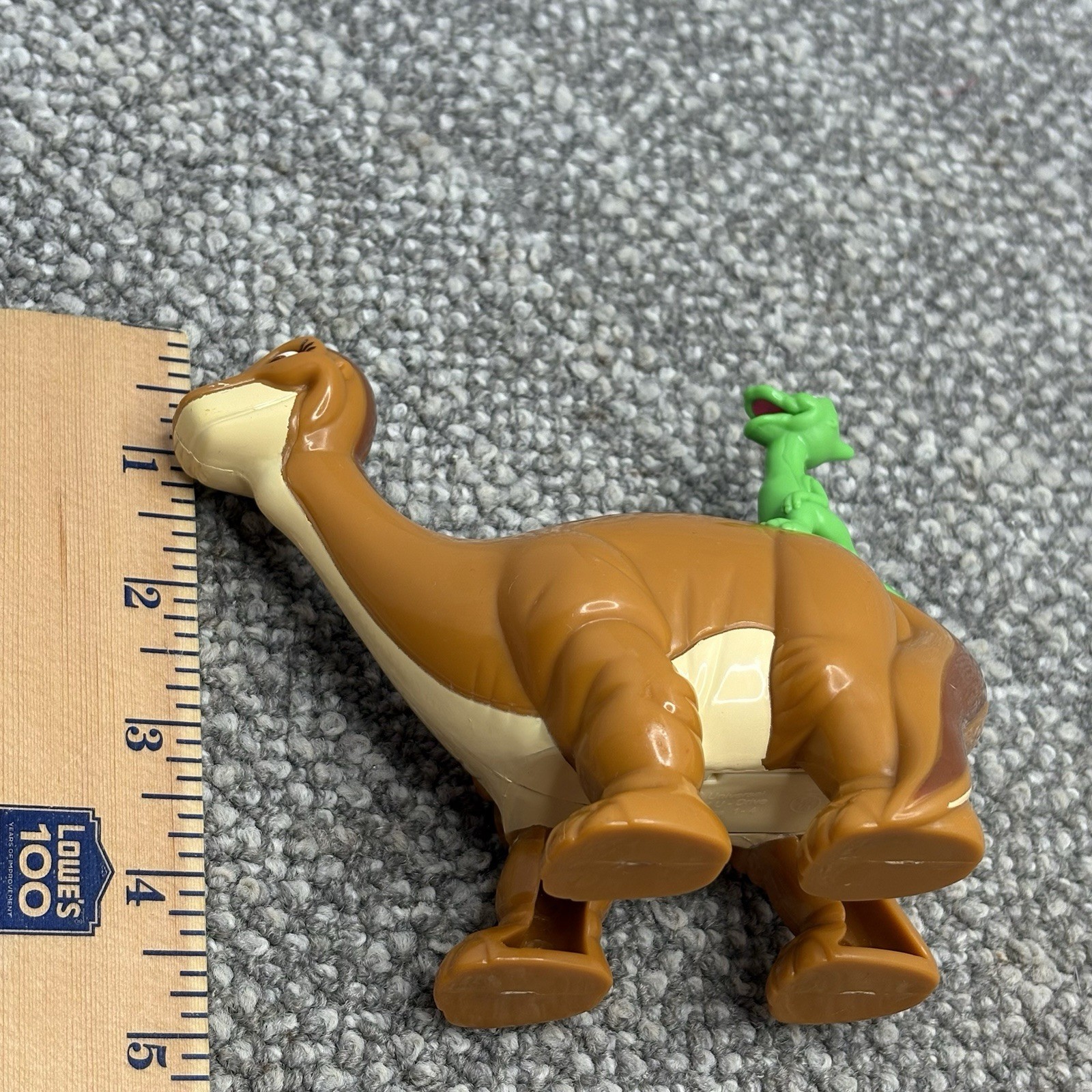 Universal Studios Land Before Time LittleFoot Ducky Piggy Coin Bank Toy VTG