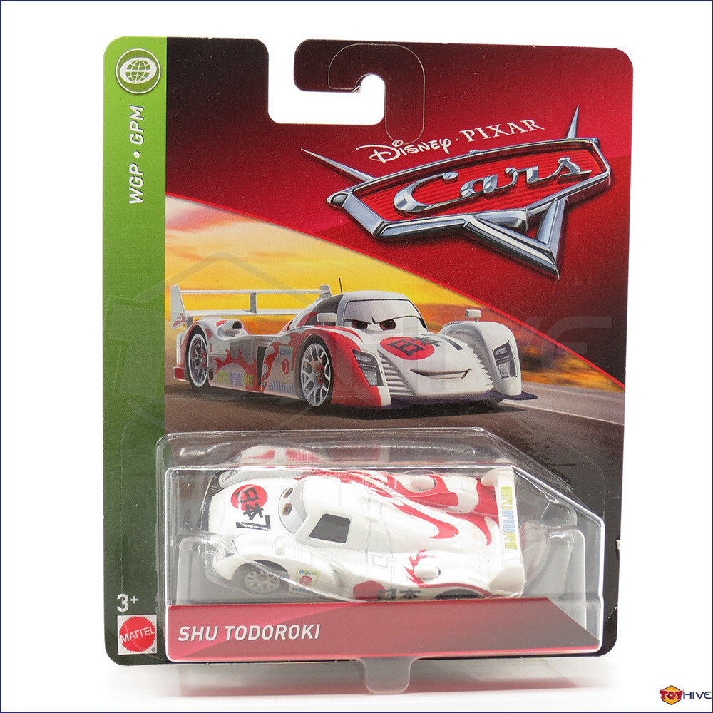 Disney Pixar Cars 3 Shu Todoroki World Grand Prix WGP GPM diecast Mattel 2018