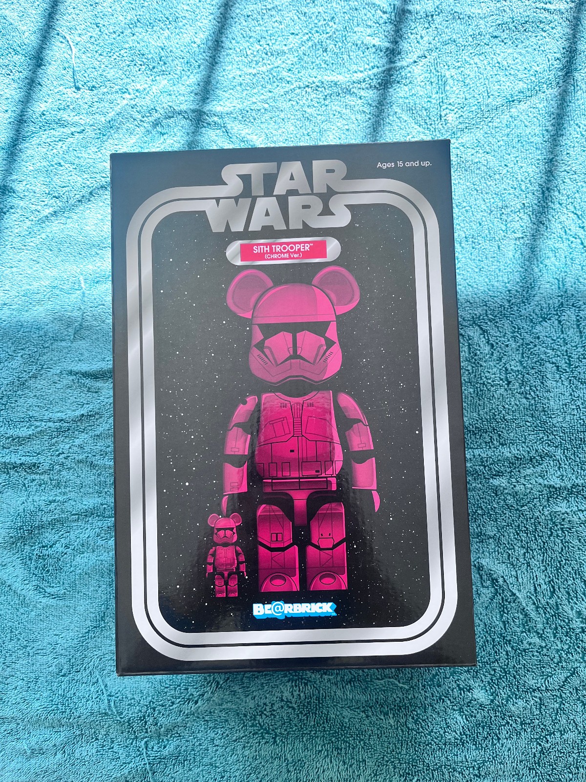 Star Wars: Be@rbrick Sith Trooper Chrome Ver. 100％ & 400 (New – Please Read)