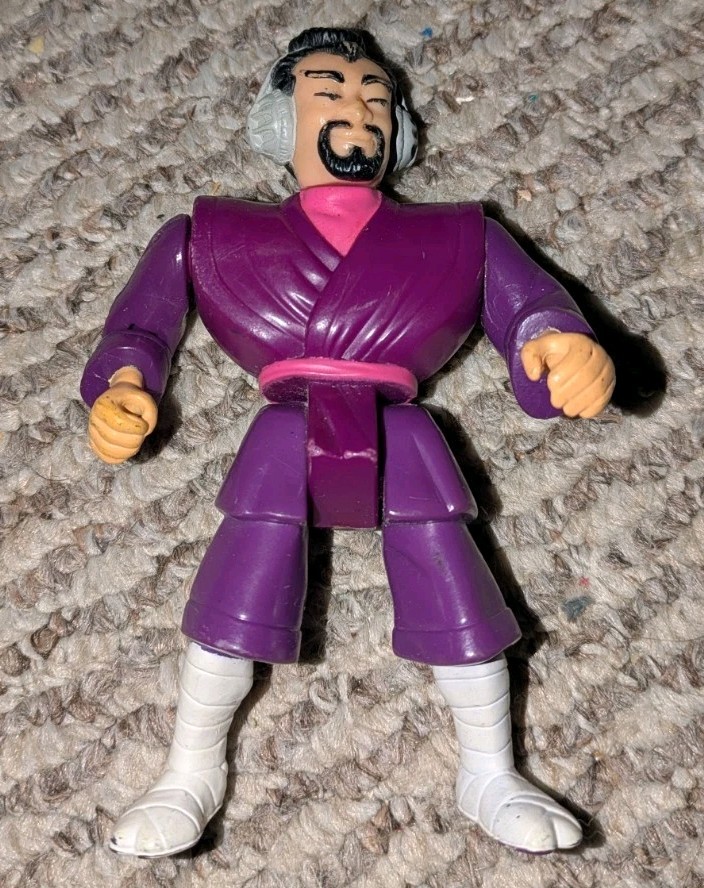 Police Academy Flung Hi Action Figure Vintage 1990 Kenner Punching Arm Toy 5”