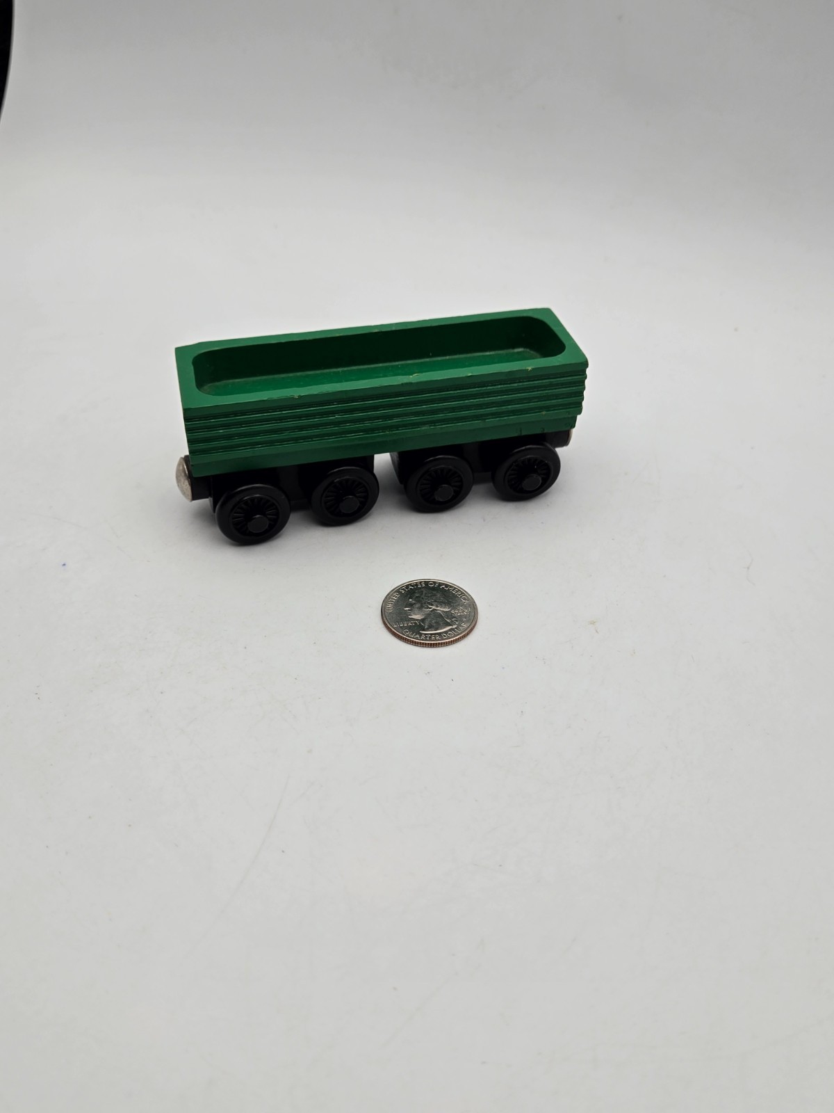 Thomas & Friends Train Tank Engine Wooden Railway – Henry&rsquo;s Green Log Car – 1997